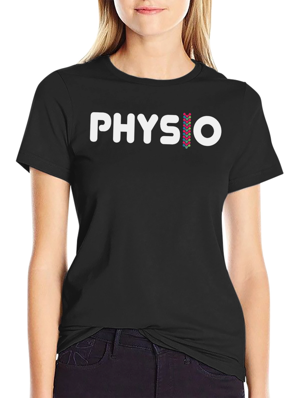 Physio Spine Graphic Tee - Black