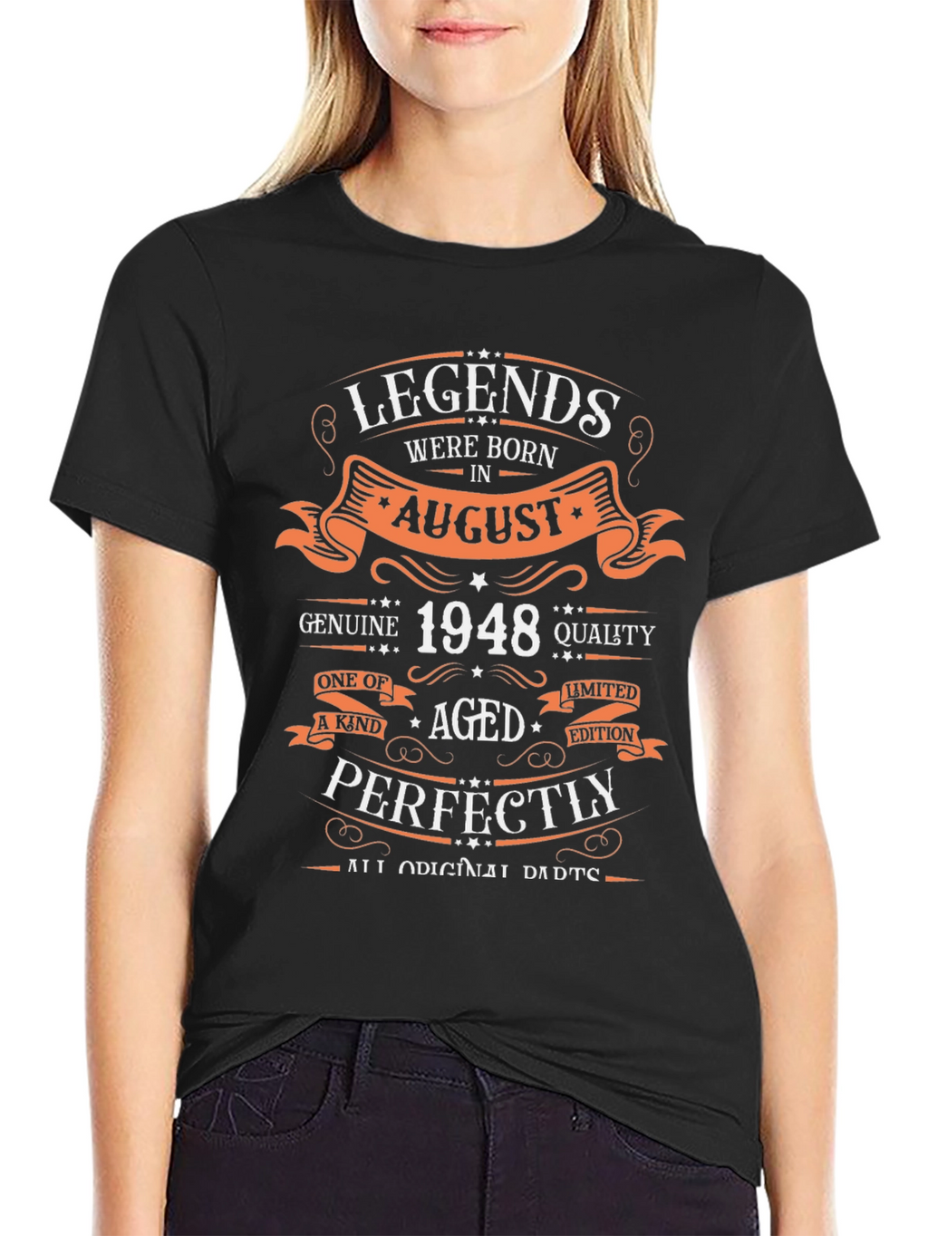Legends Born in August 1948 T-Shirt