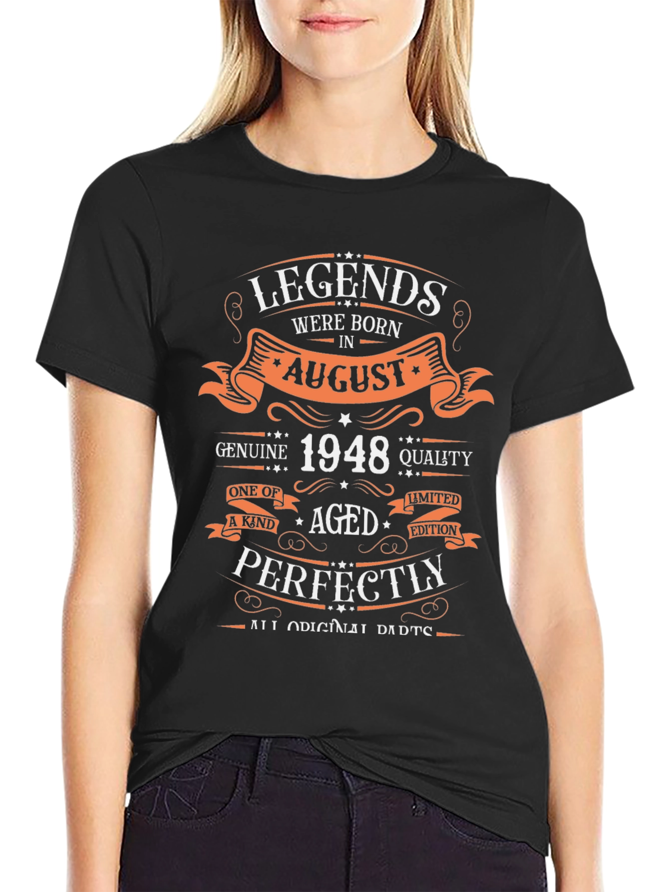 Legends Born in August 1948 T-Shirt