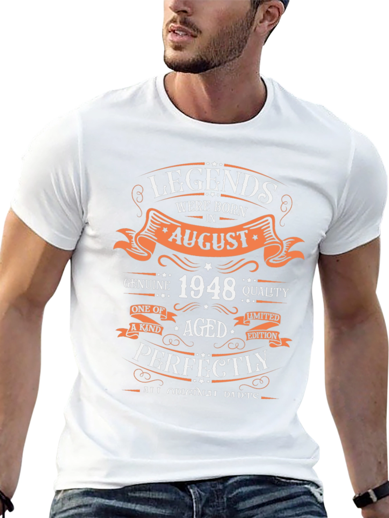 Legends Born in August 1948 T-Shirt
