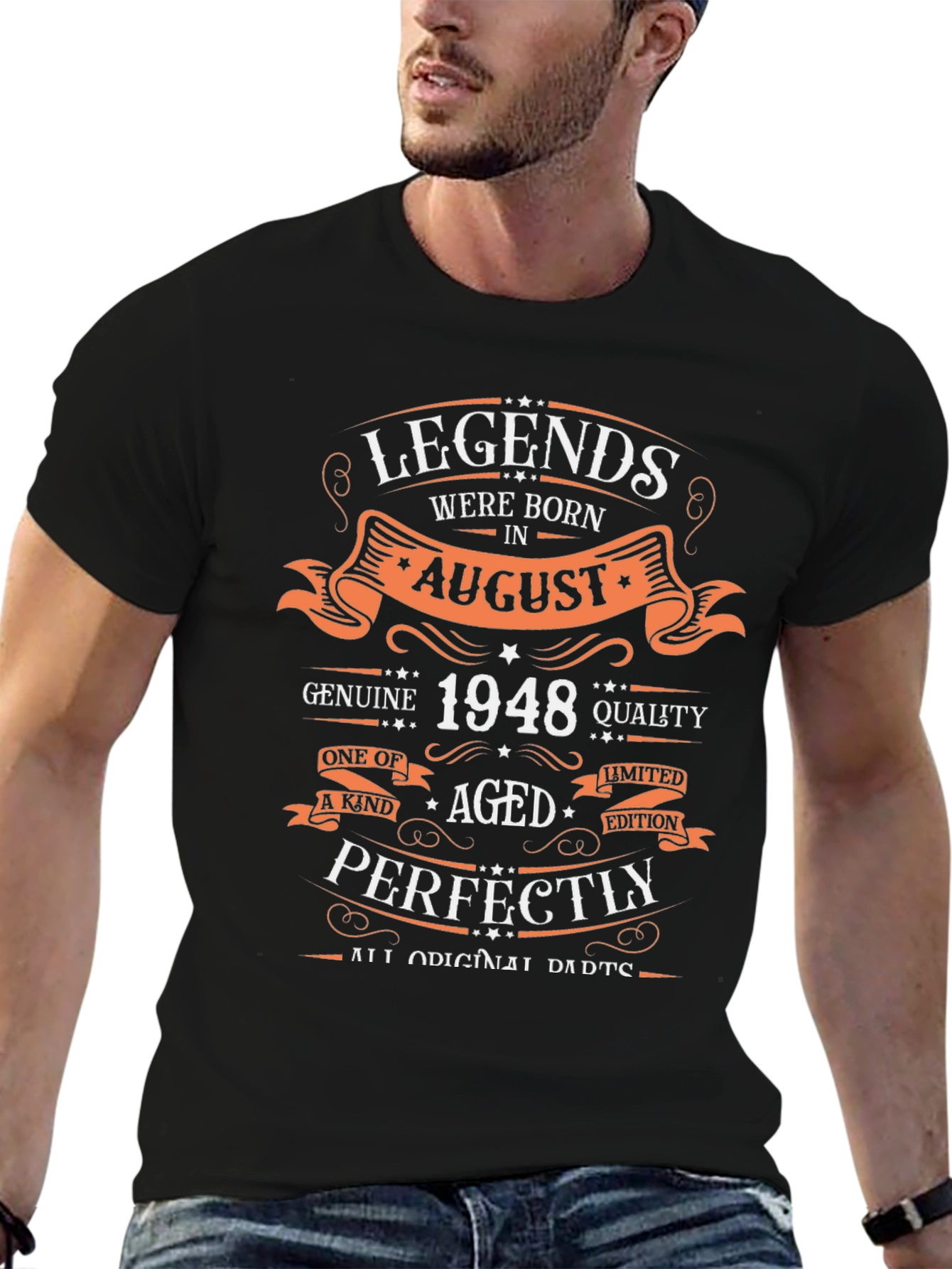 Legends Born in August 1948 T-Shirt