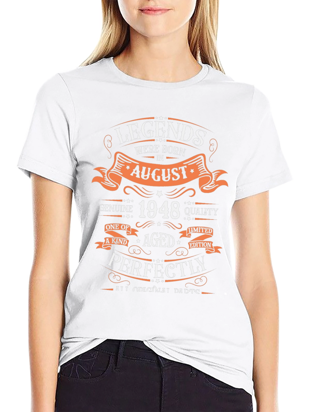 Legends Born in August 1948 T-Shirt