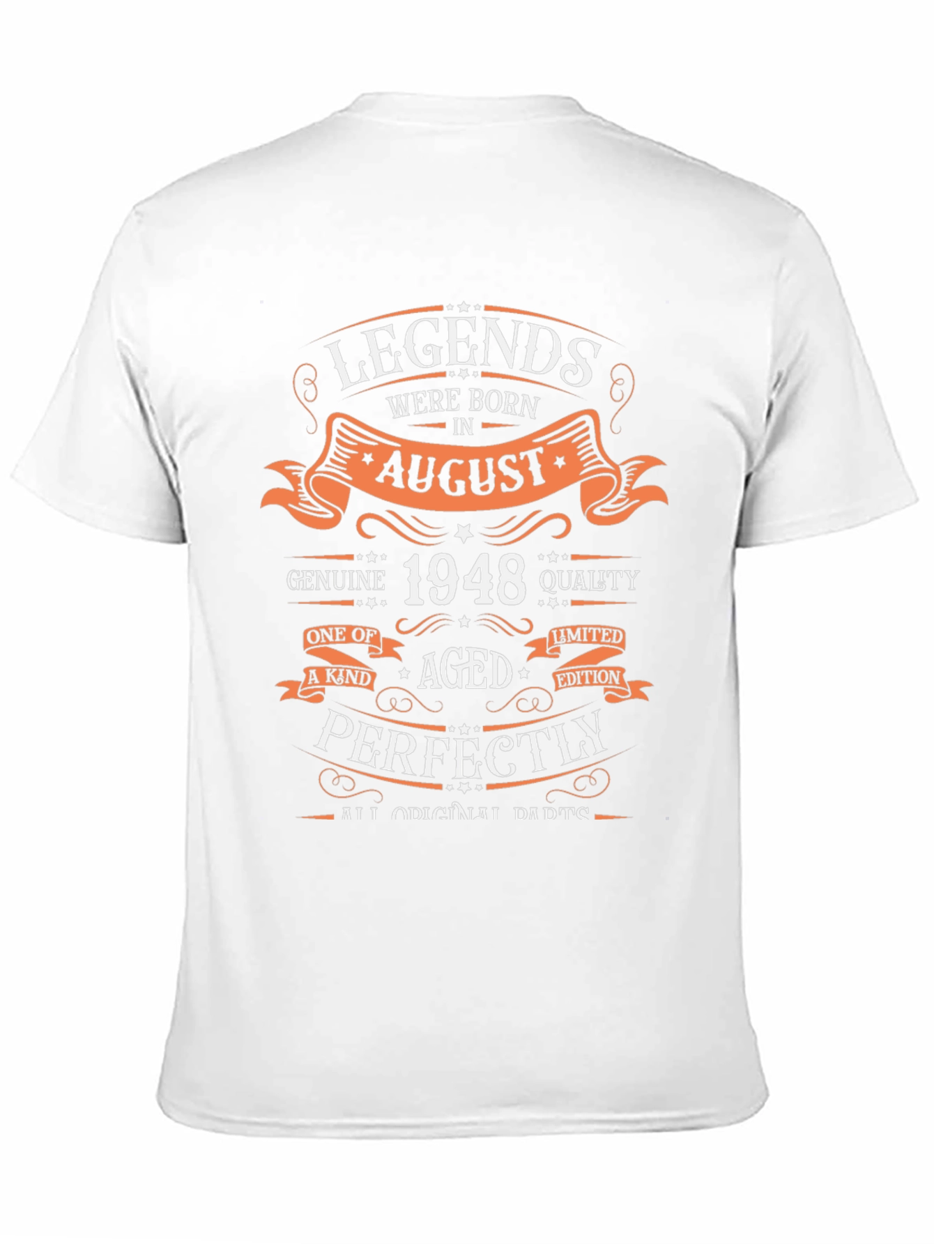 Legends Born in August 1948 T-Shirt