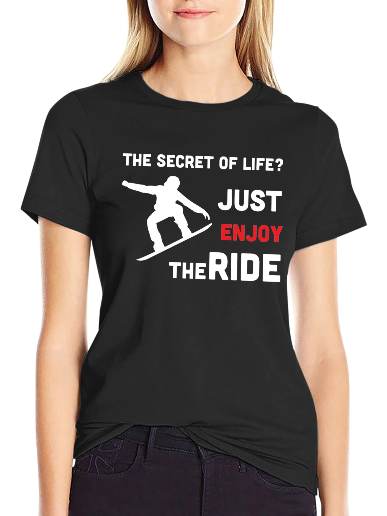 The Secret of Life Snowboard T-Shirt