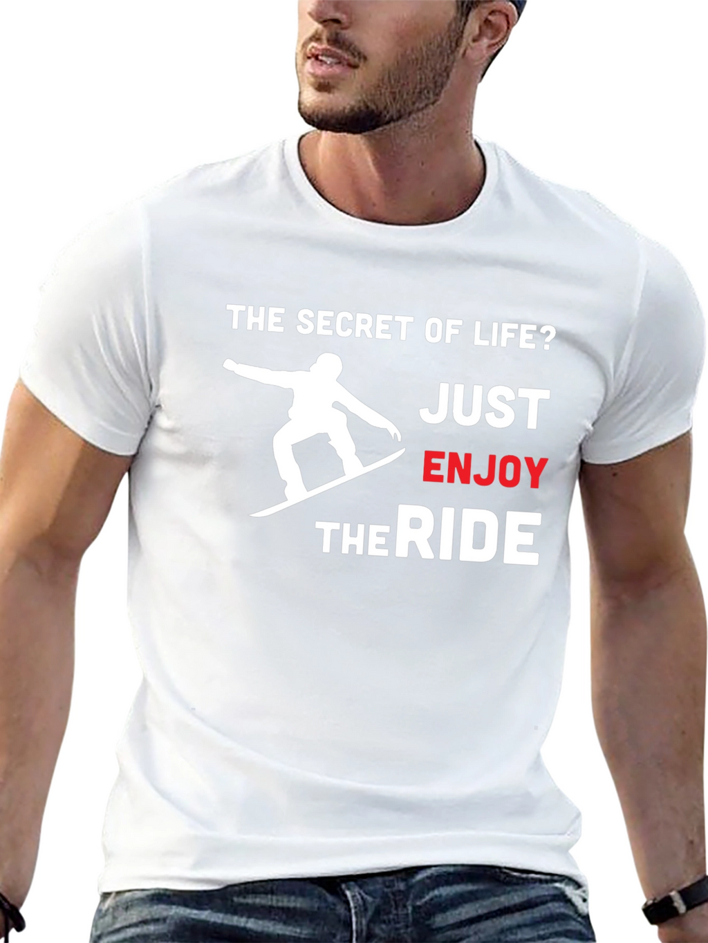 The Secret of Life Snowboard T-Shirt