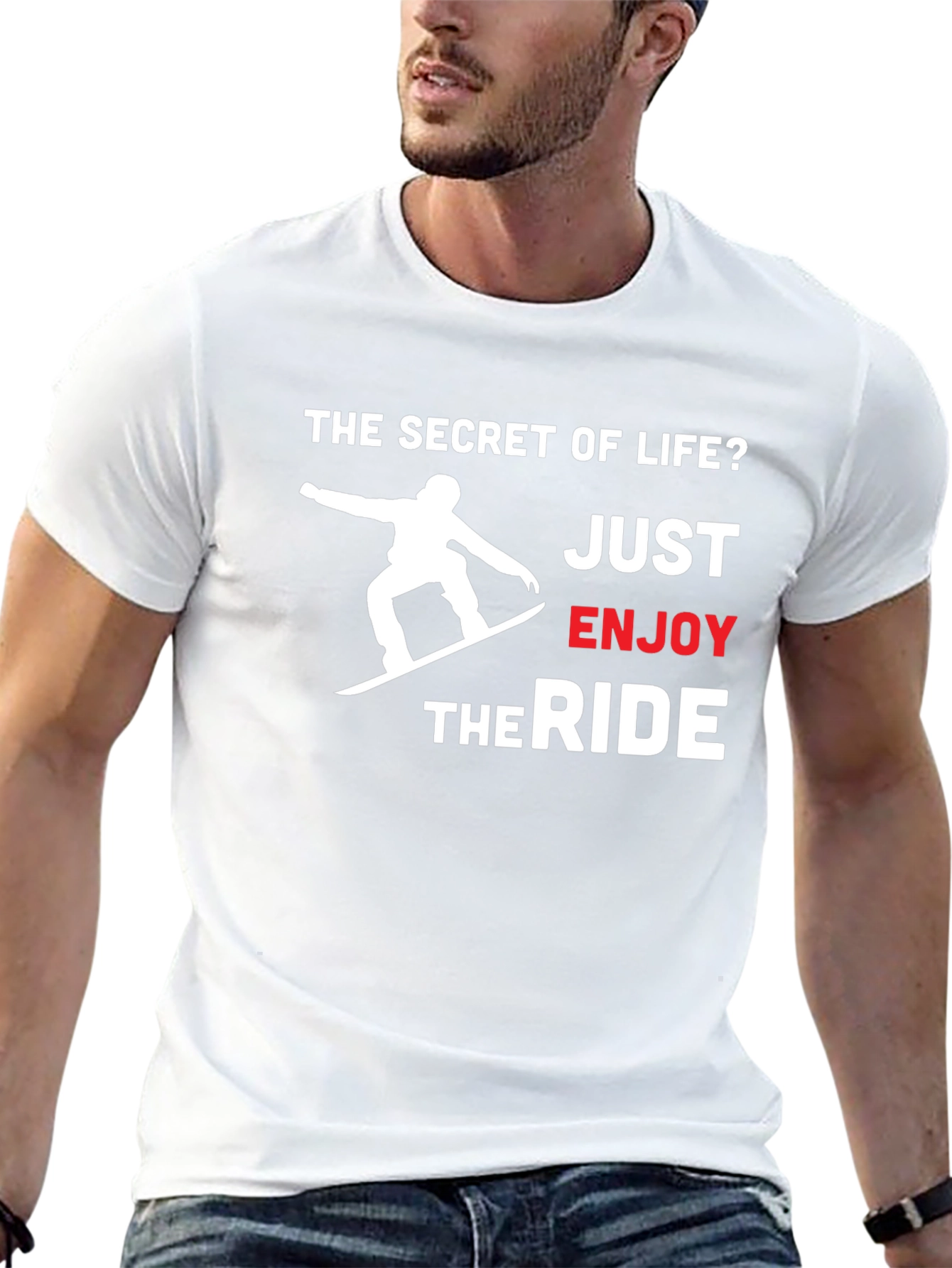 The Secret of Life Snowboard T-Shirt