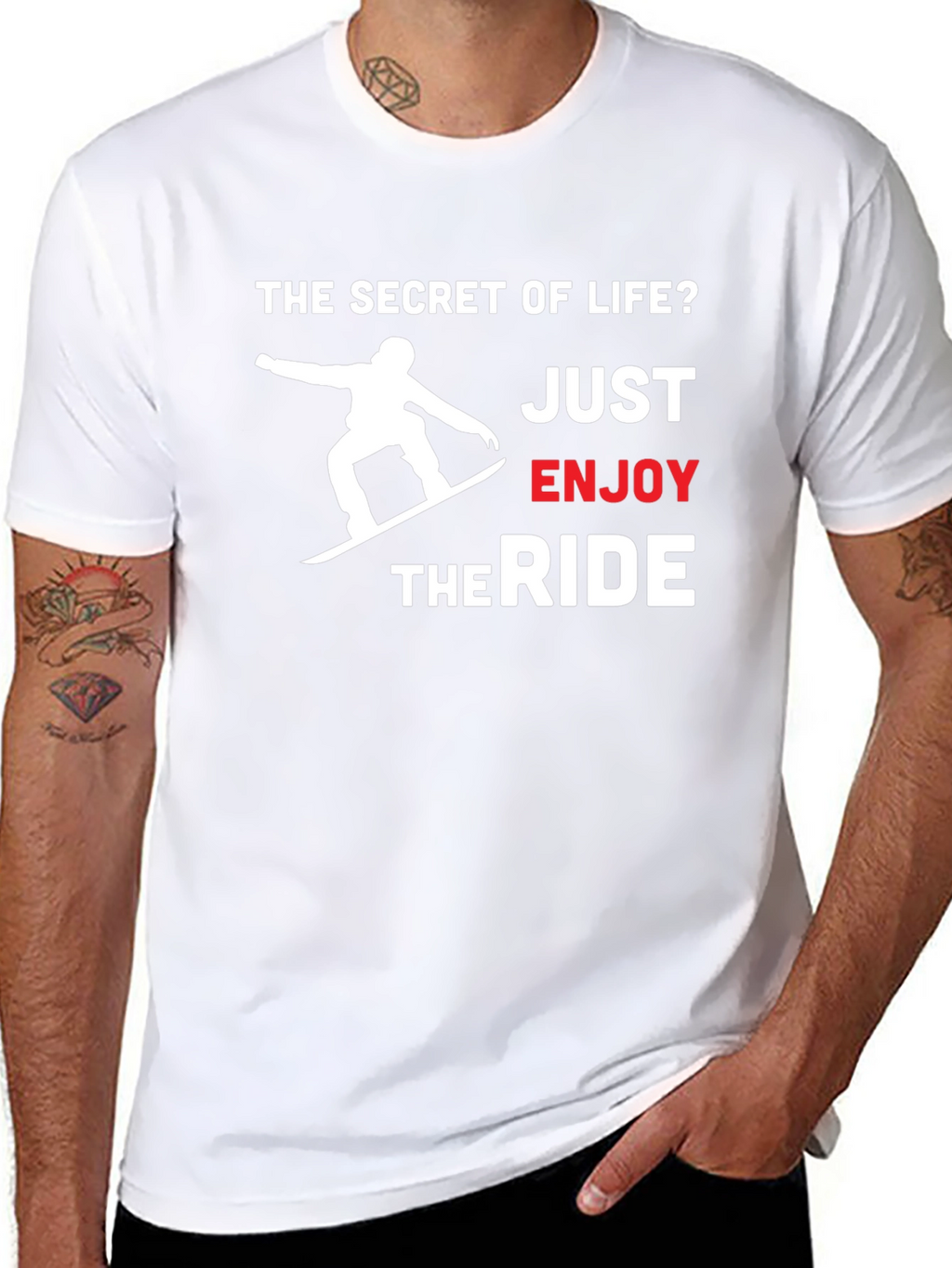 The Secret of Life Snowboard T-Shirt