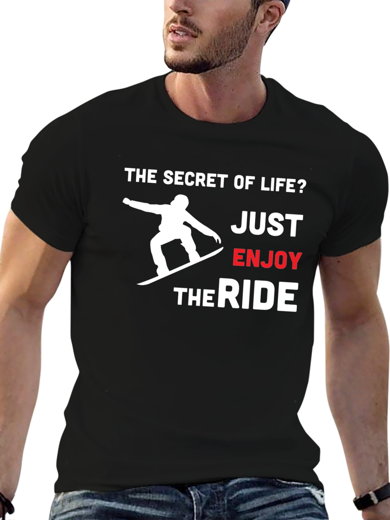 The Secret of Life Snowboard T-Shirt