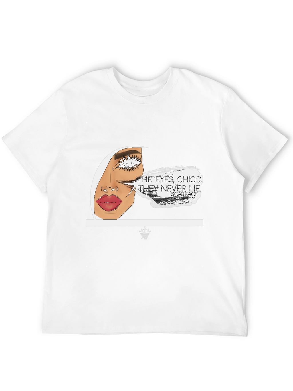 Scarface Eye Graphic Black T-Shirt