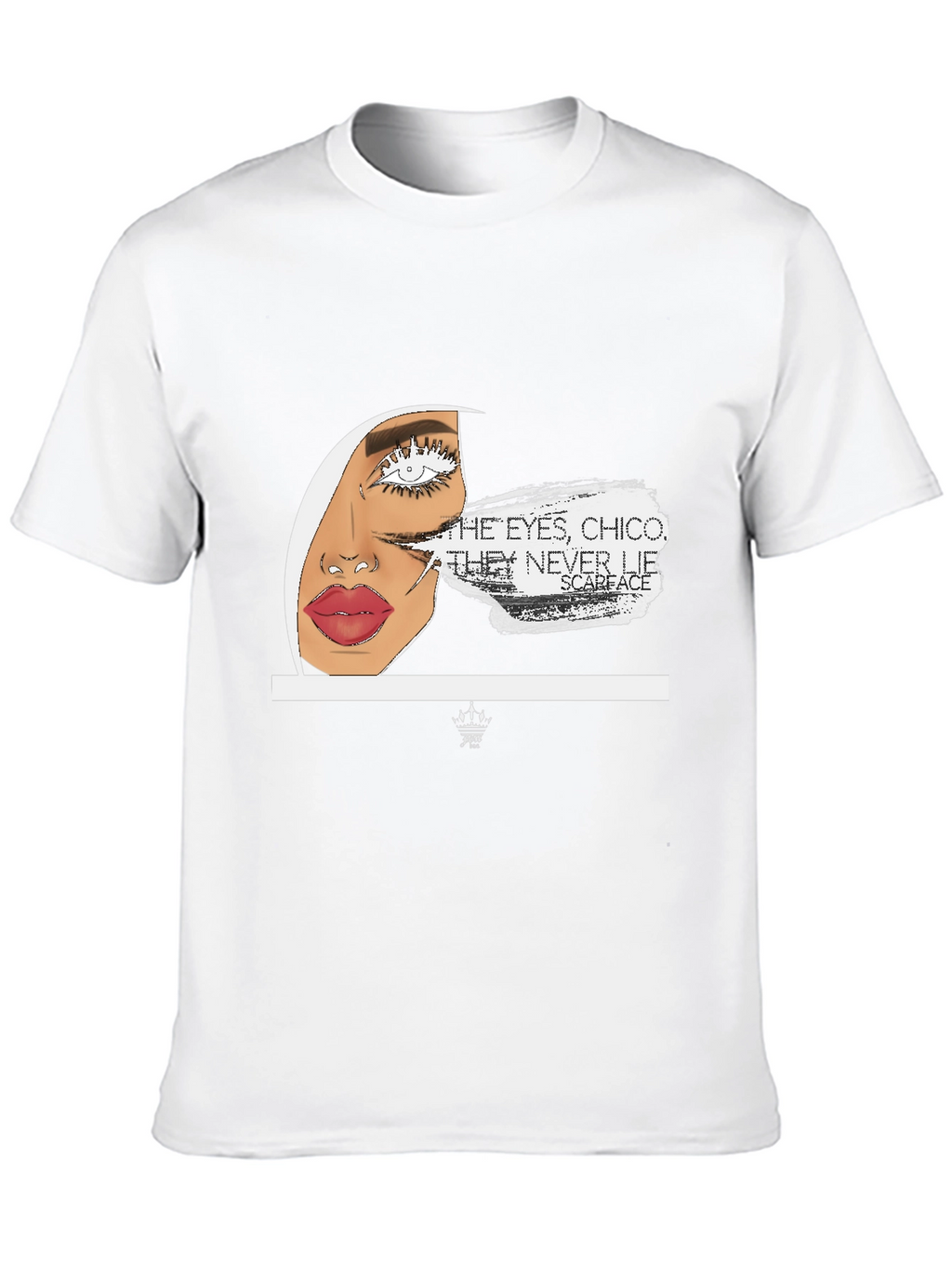 Scarface Eye Graphic Black T-Shirt