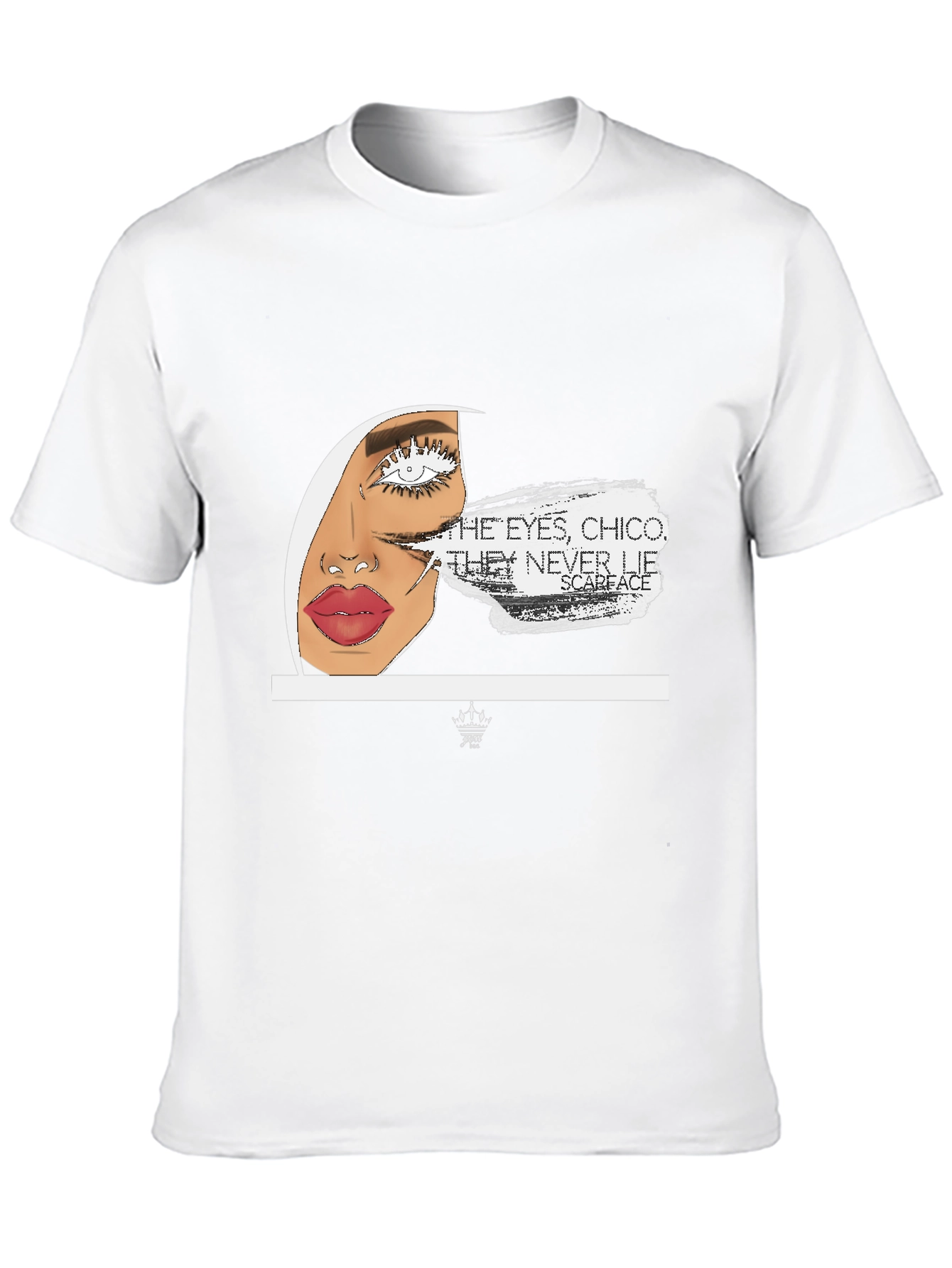 Scarface Eye Graphic Black T-Shirt