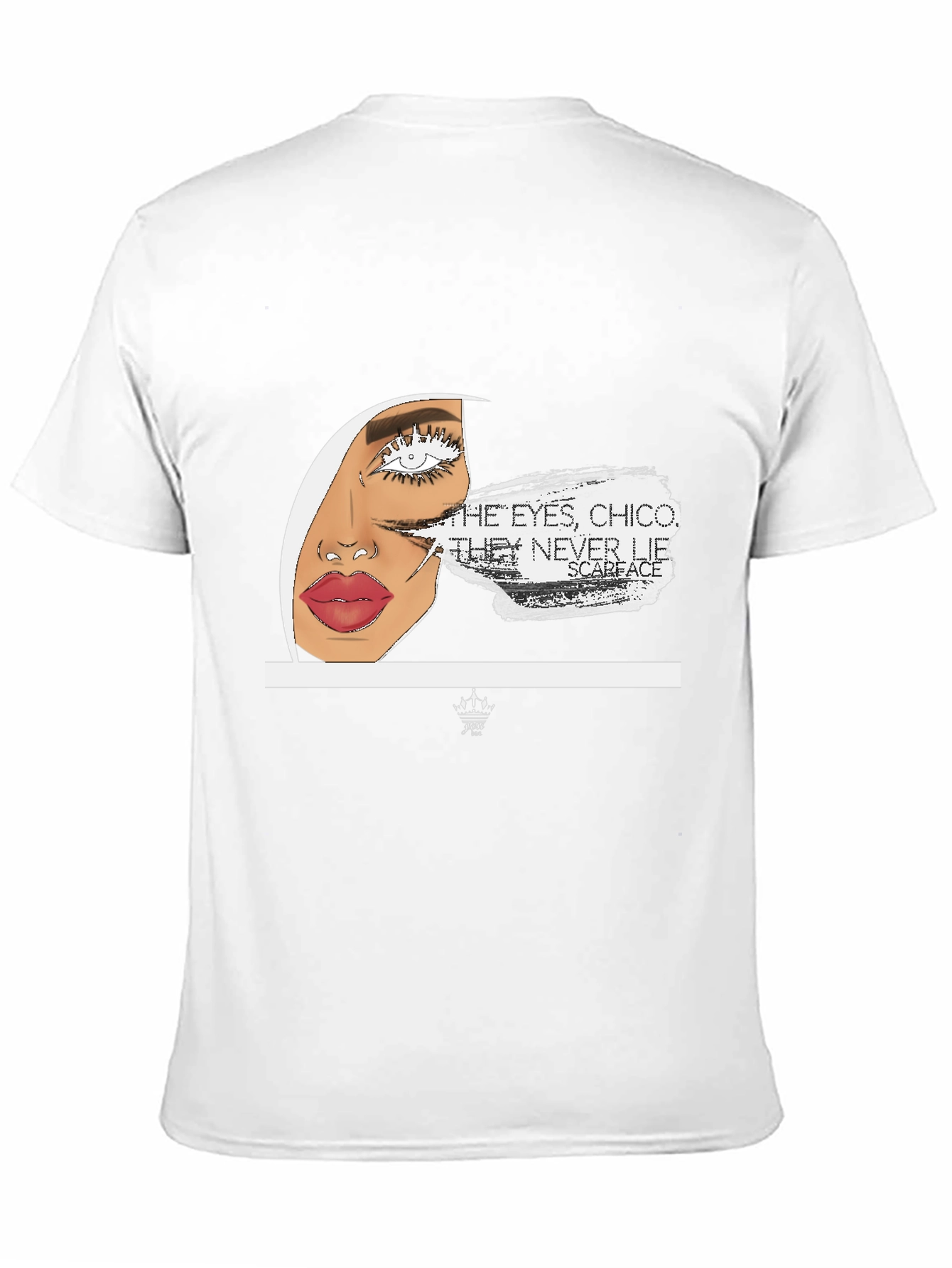 Scarface Eye Graphic Black T-Shirt