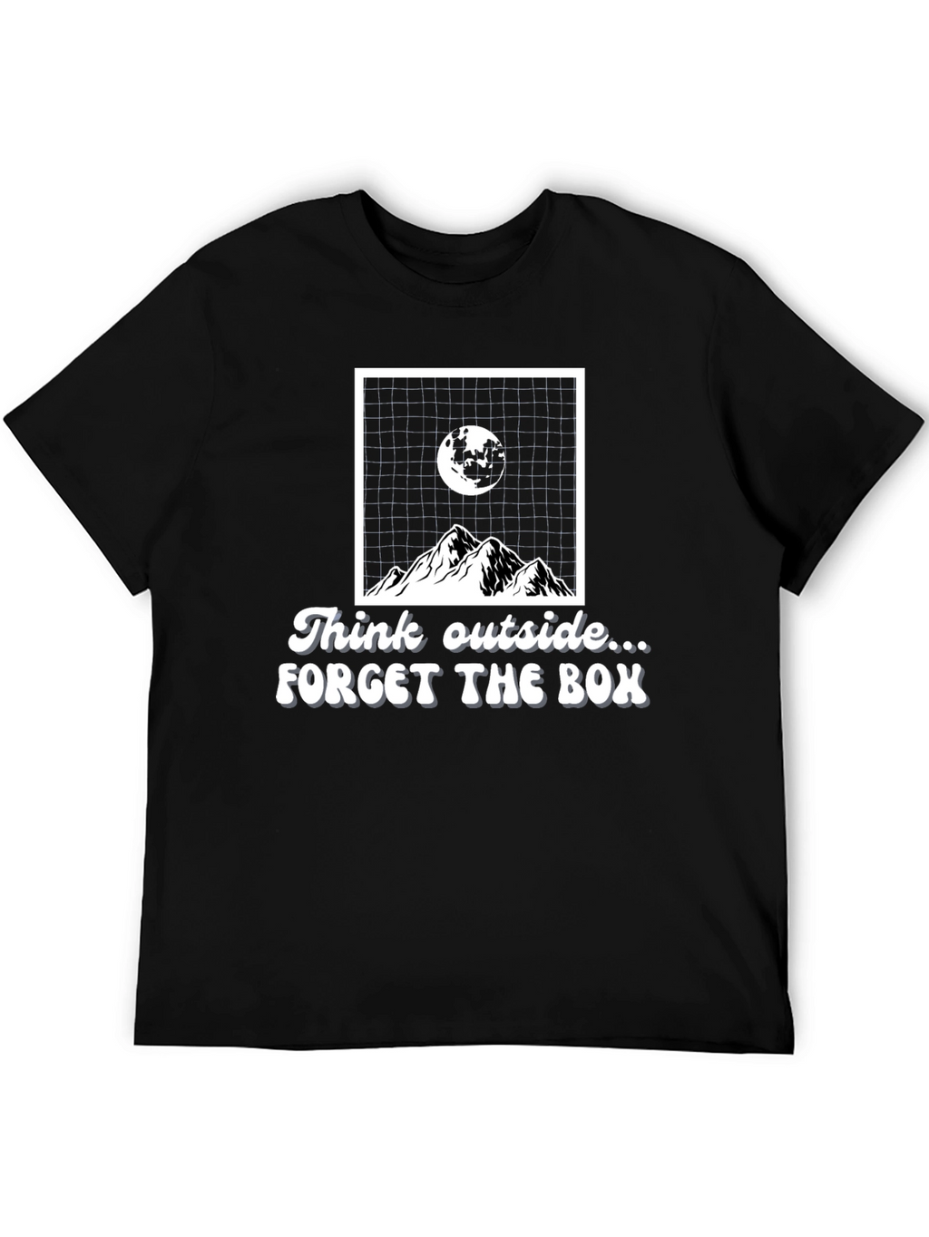 Think Outside the Box Graphic T-Shirt