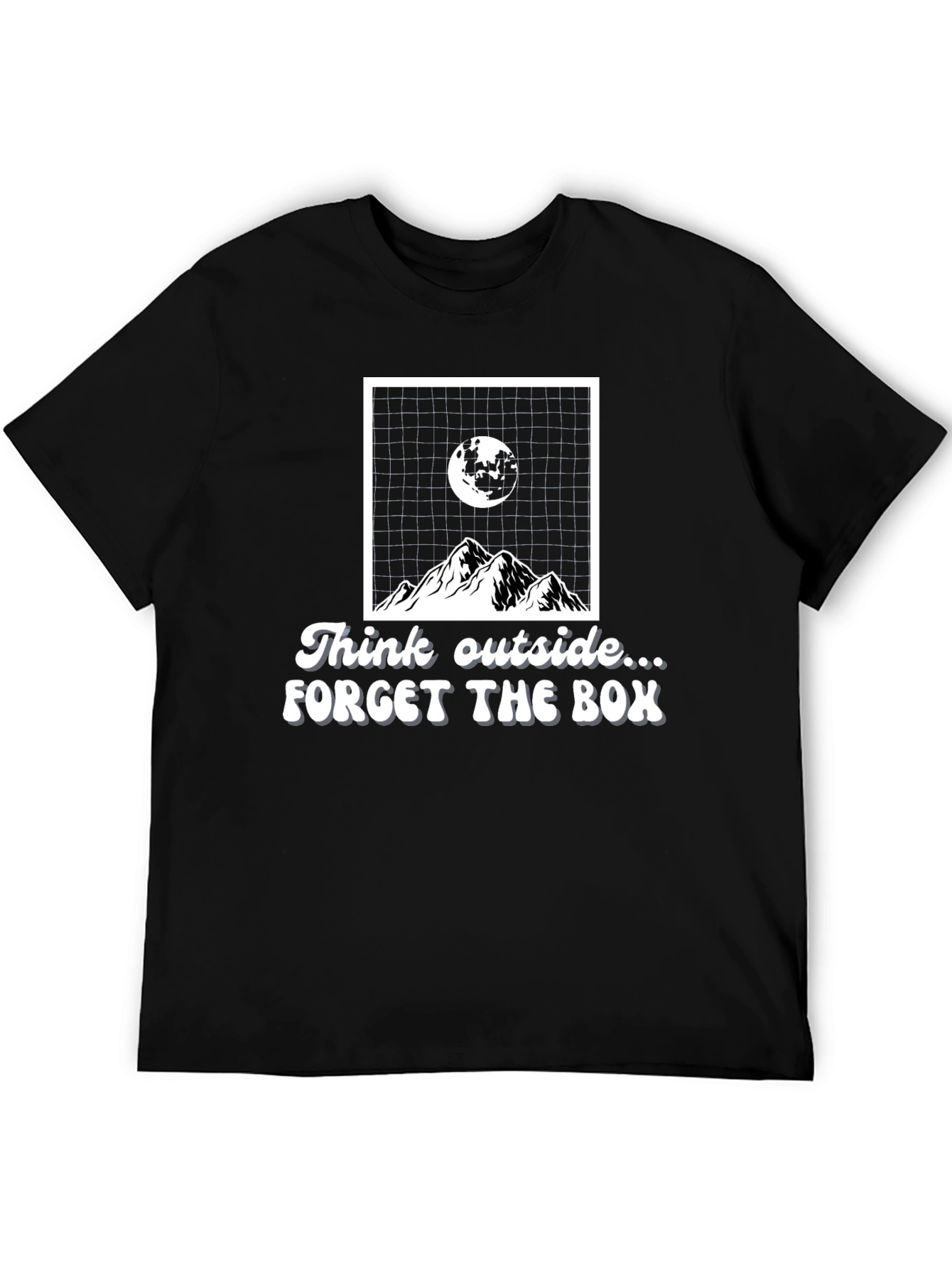 Think Outside the Box Graphic T-Shirt