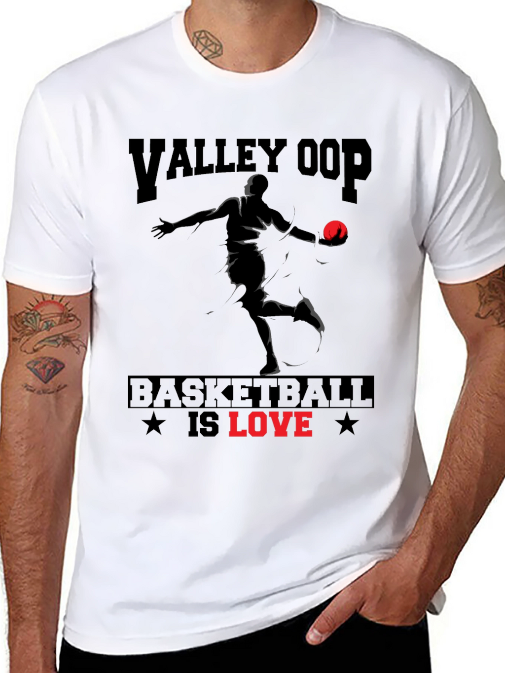 Valley Oop Basketball is Love T-Shirt