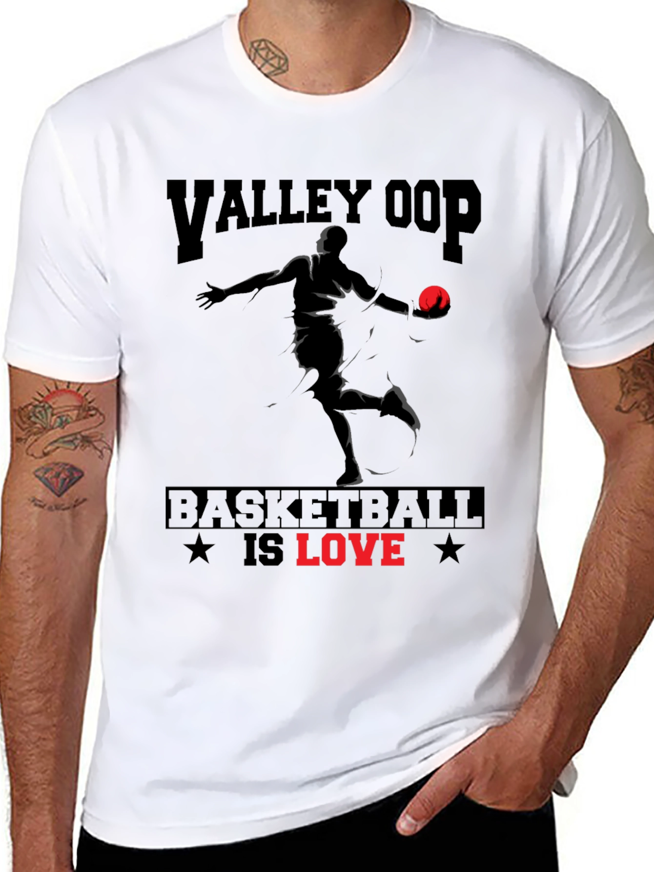 Valley Oop Basketball is Love T-Shirt
