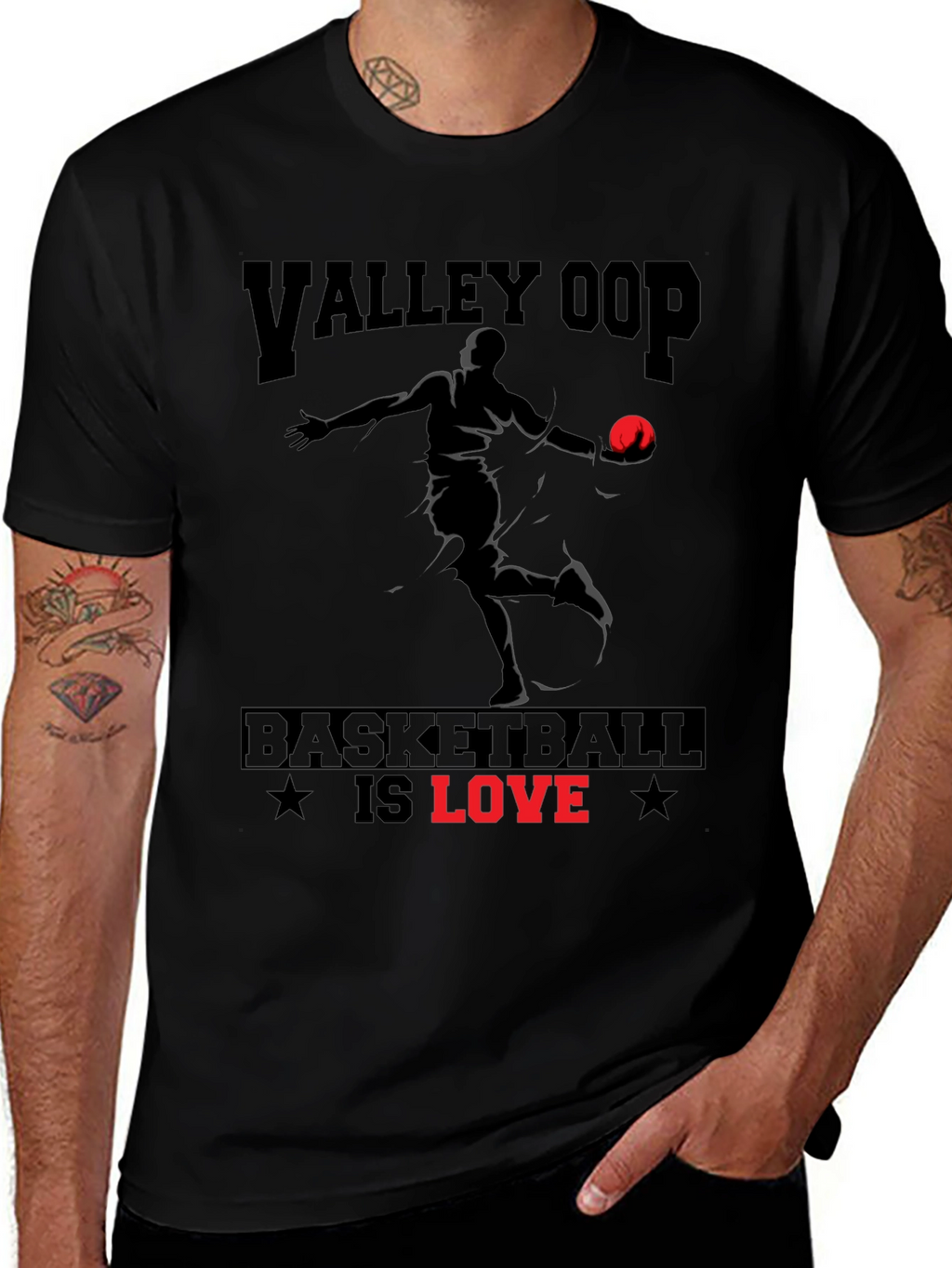 Valley Oop Basketball is Love T-Shirt