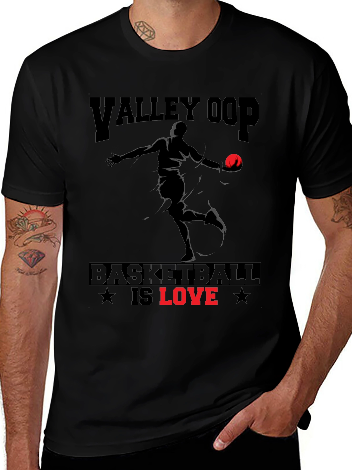 Valley Oop Basketball is Love T-Shirt
