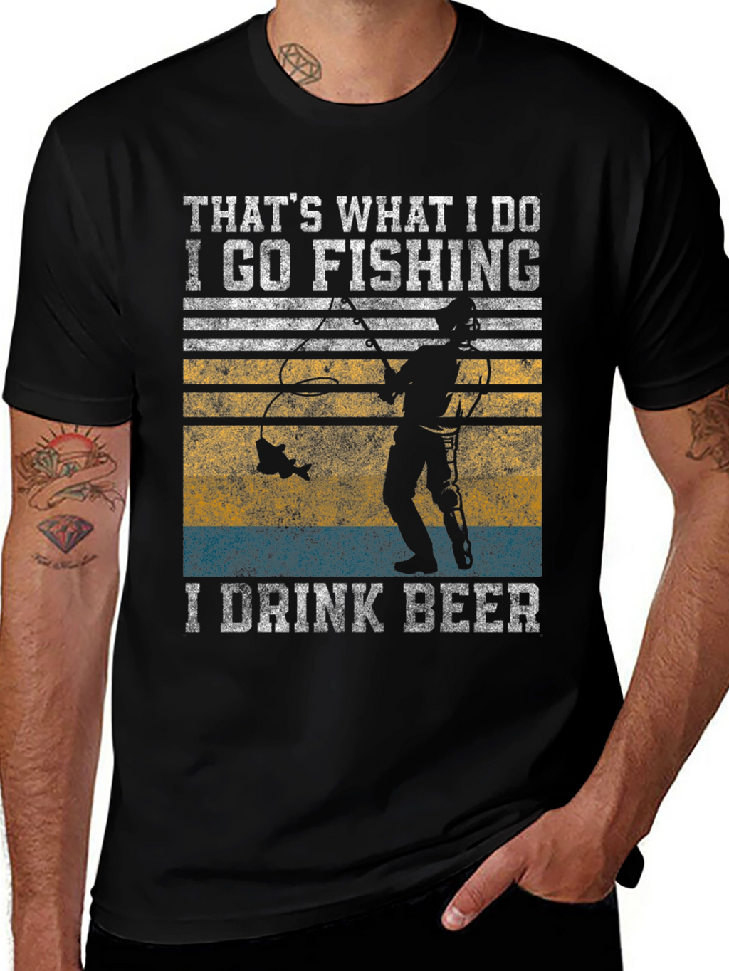 Fishing & Beer T-Shirt: Thats What I Do!
