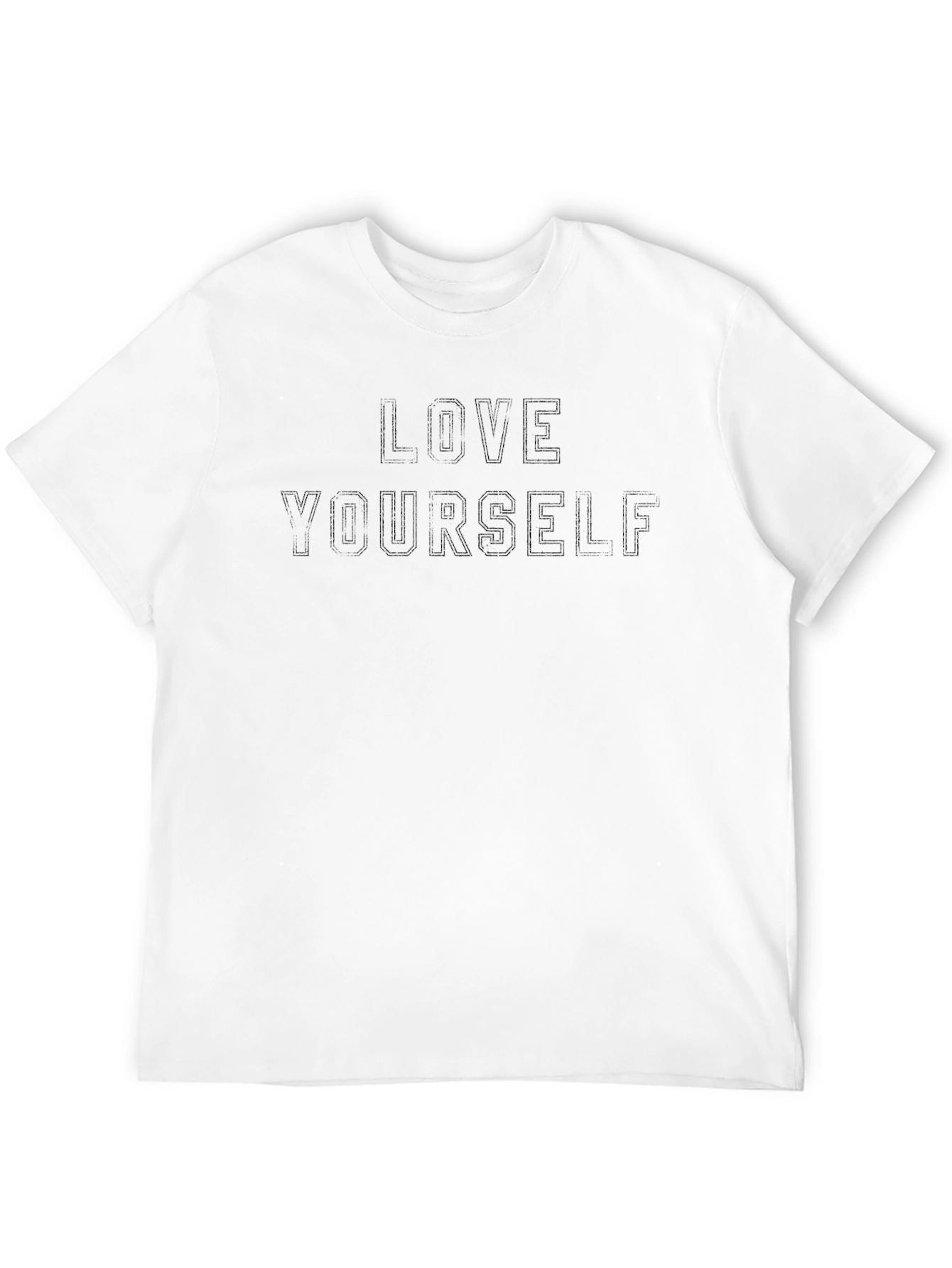Love Yourself Black Crew Neck T-Shirt
