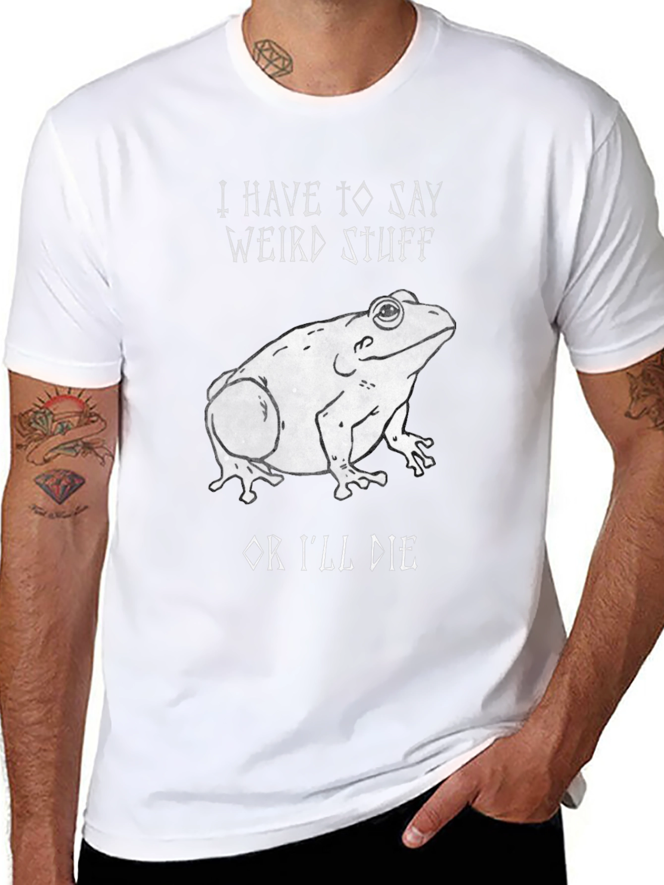 Weird Stuff Frog Graphic Tee