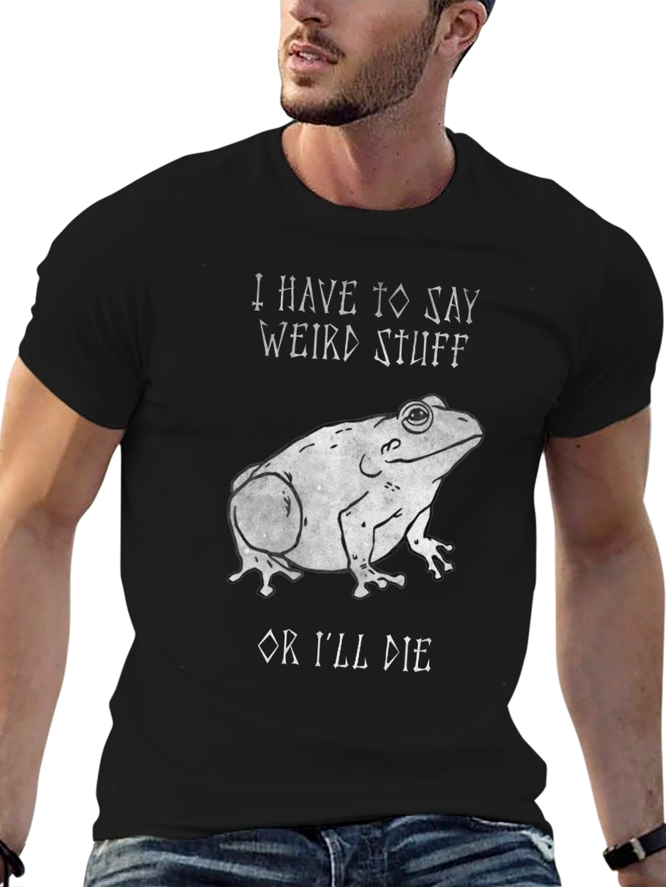 Weird Stuff Frog Graphic Tee