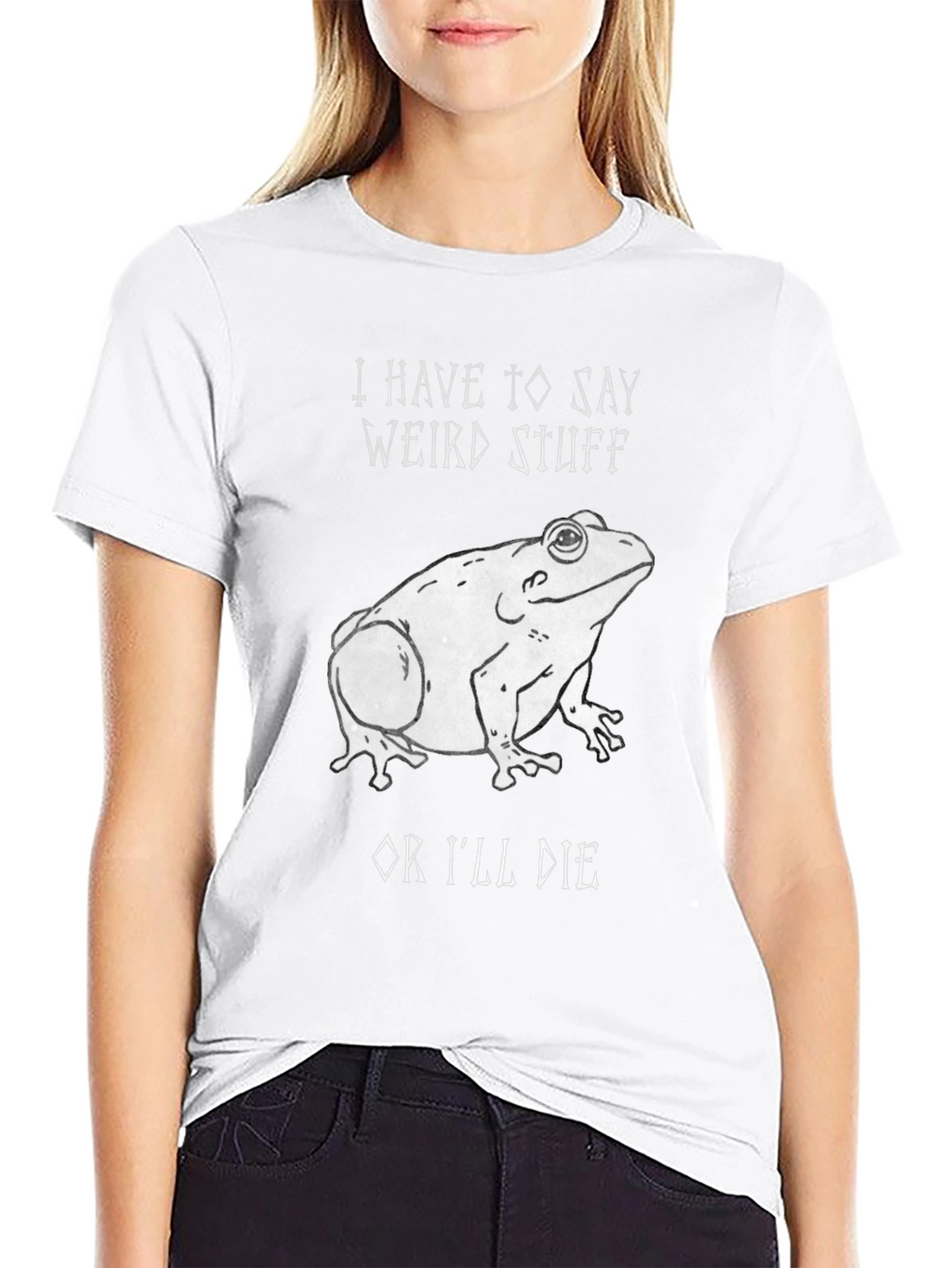 Weird Stuff Frog Graphic Tee