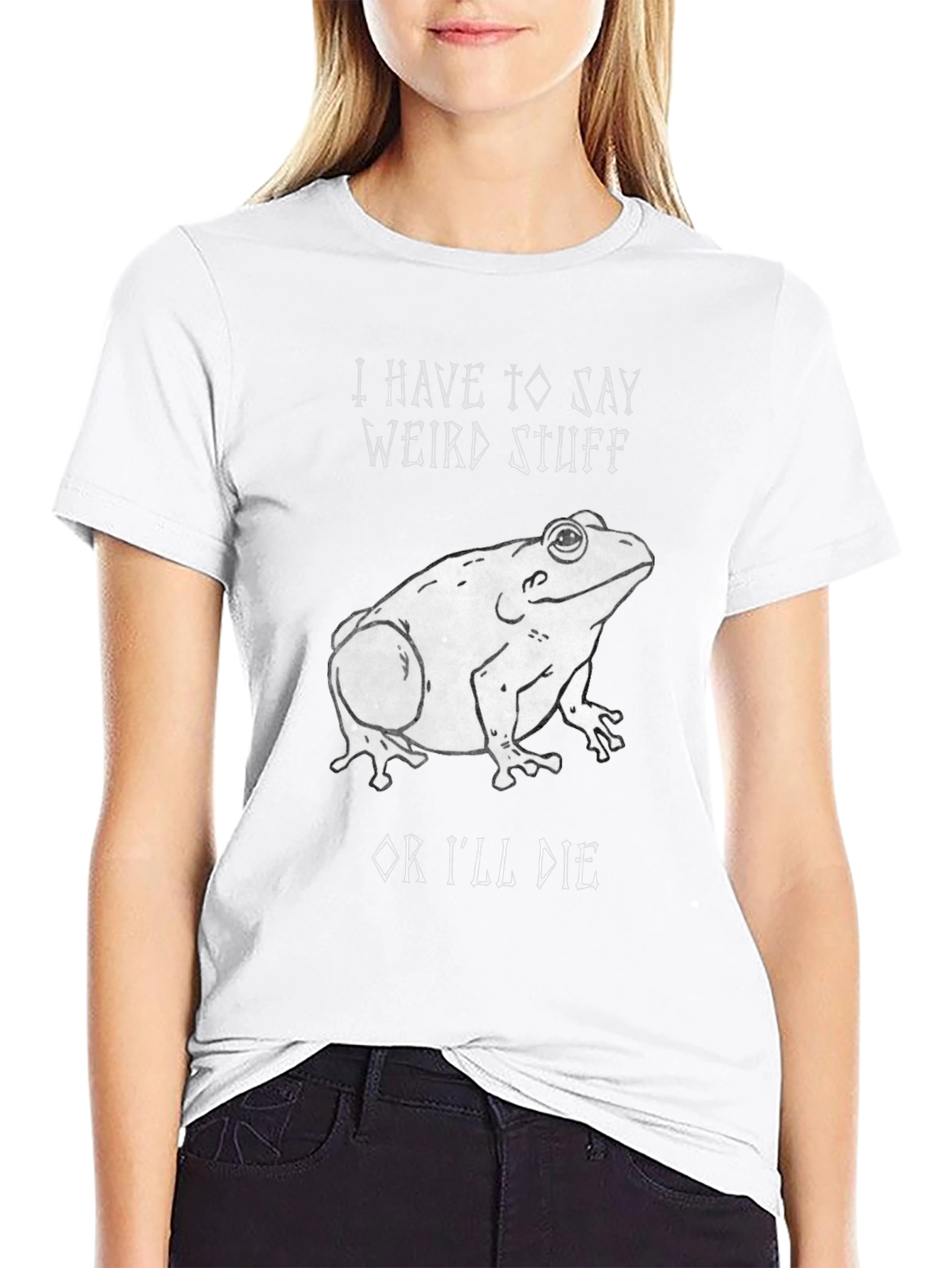 Weird Stuff Frog Graphic Tee