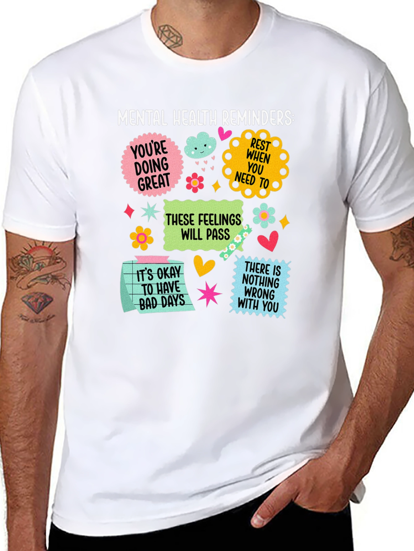 Mental Health Reminders Graphic Tee