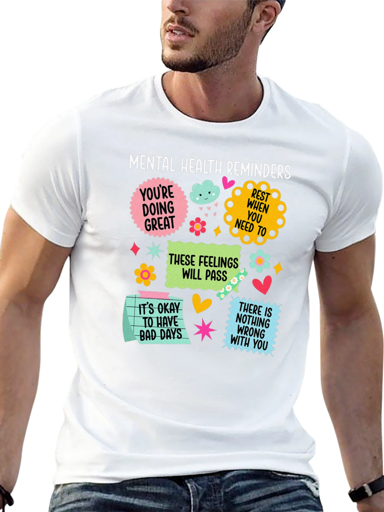 Mental Health Reminders Graphic Tee