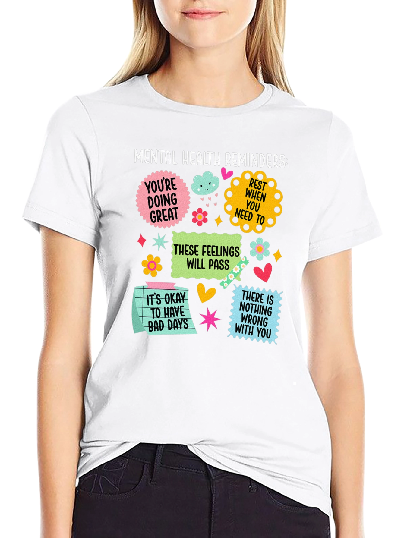 Mental Health Reminders Graphic Tee