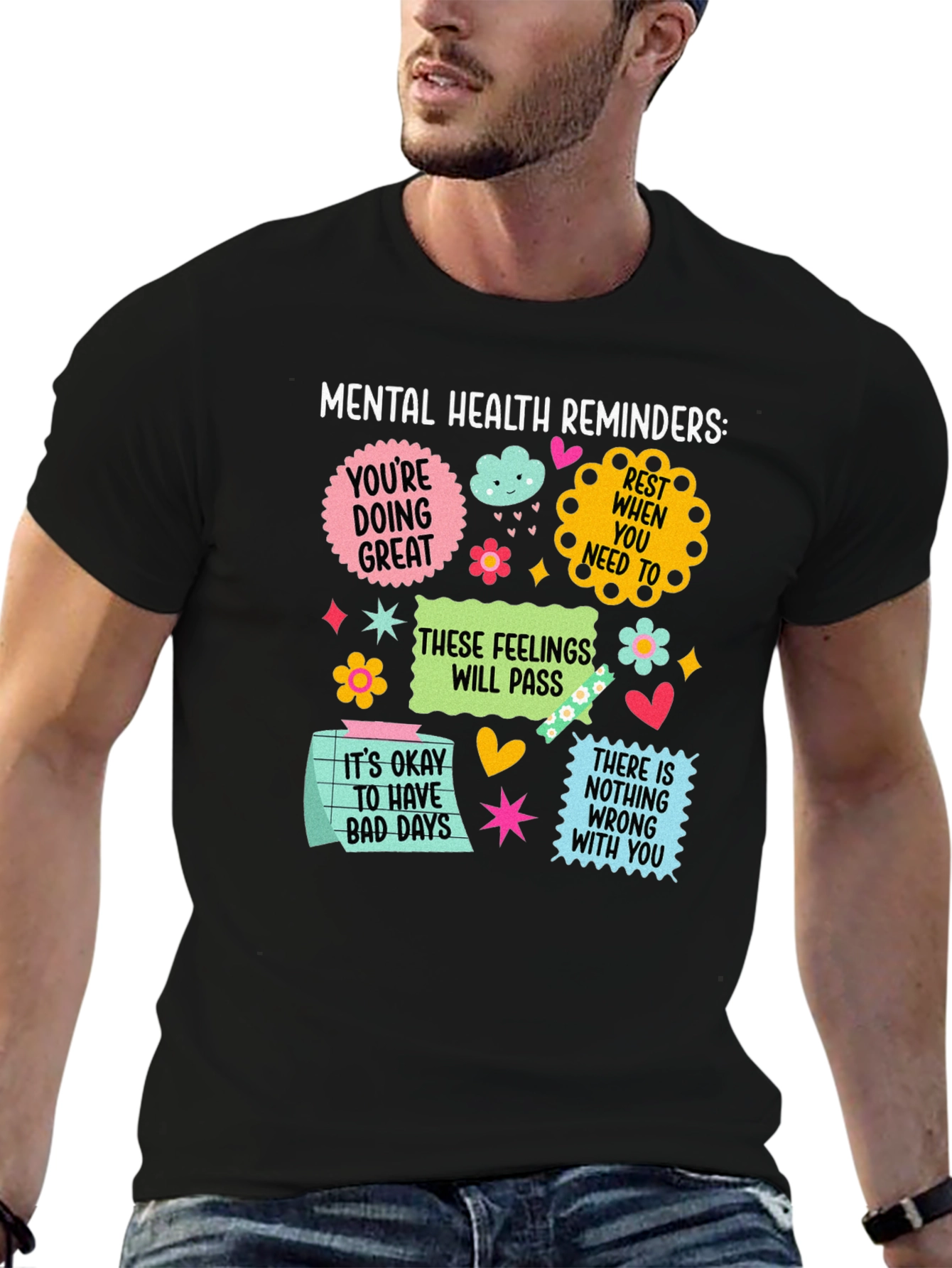 Mental Health Reminders Graphic Tee