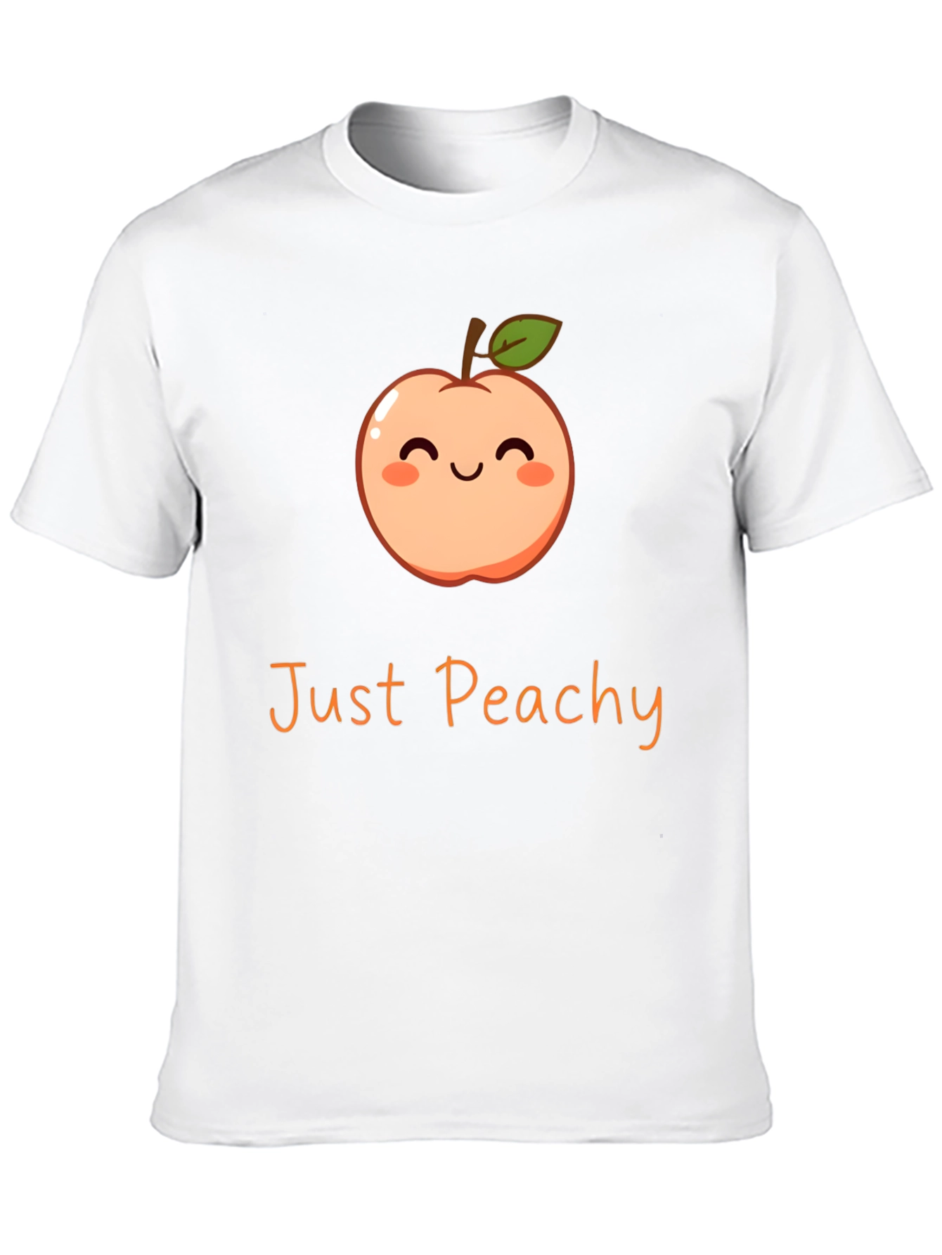 Just Peachy Graphic Tee - Cute Fruit T-Shirt