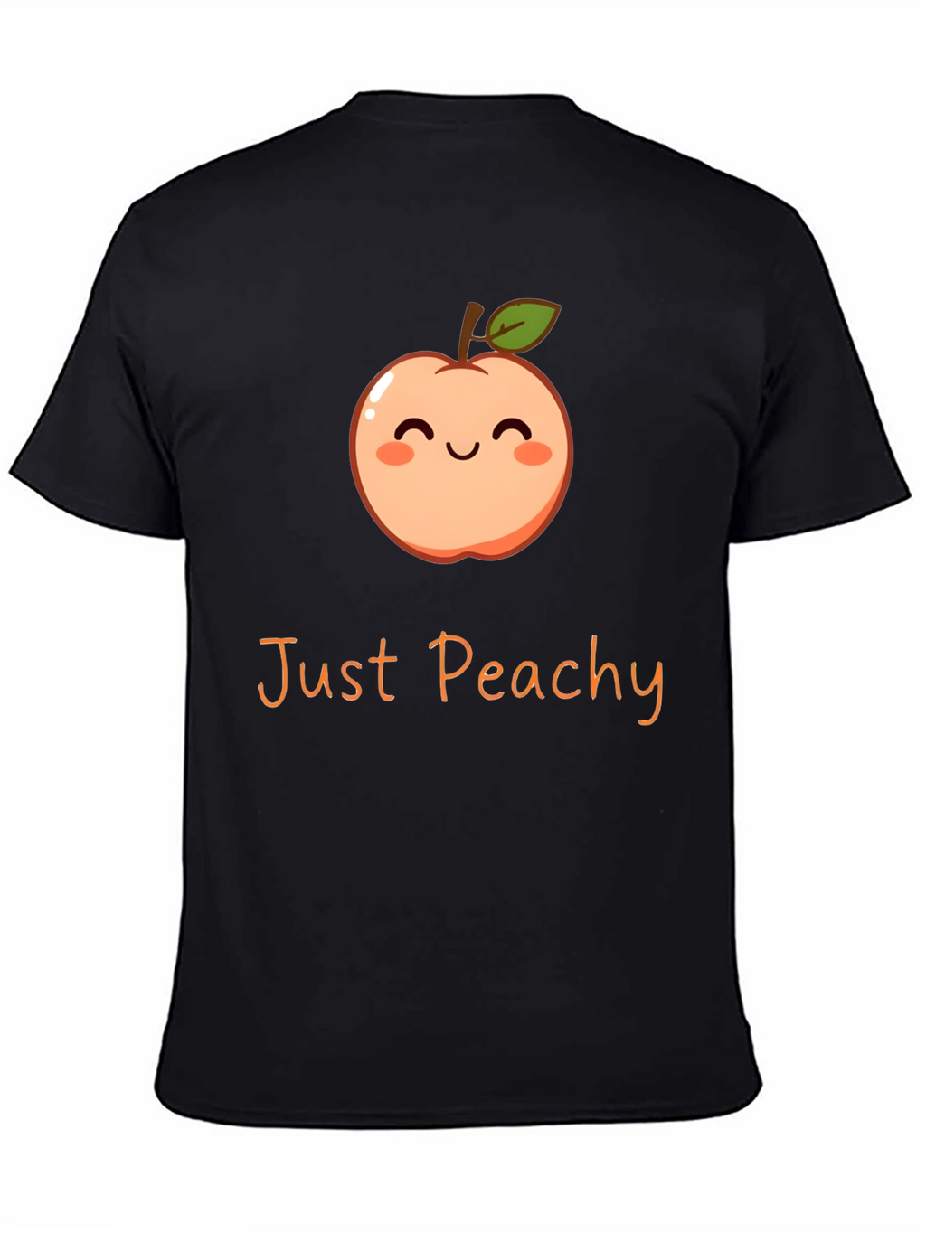 Just Peachy Graphic Tee - Cute Fruit T-Shirt