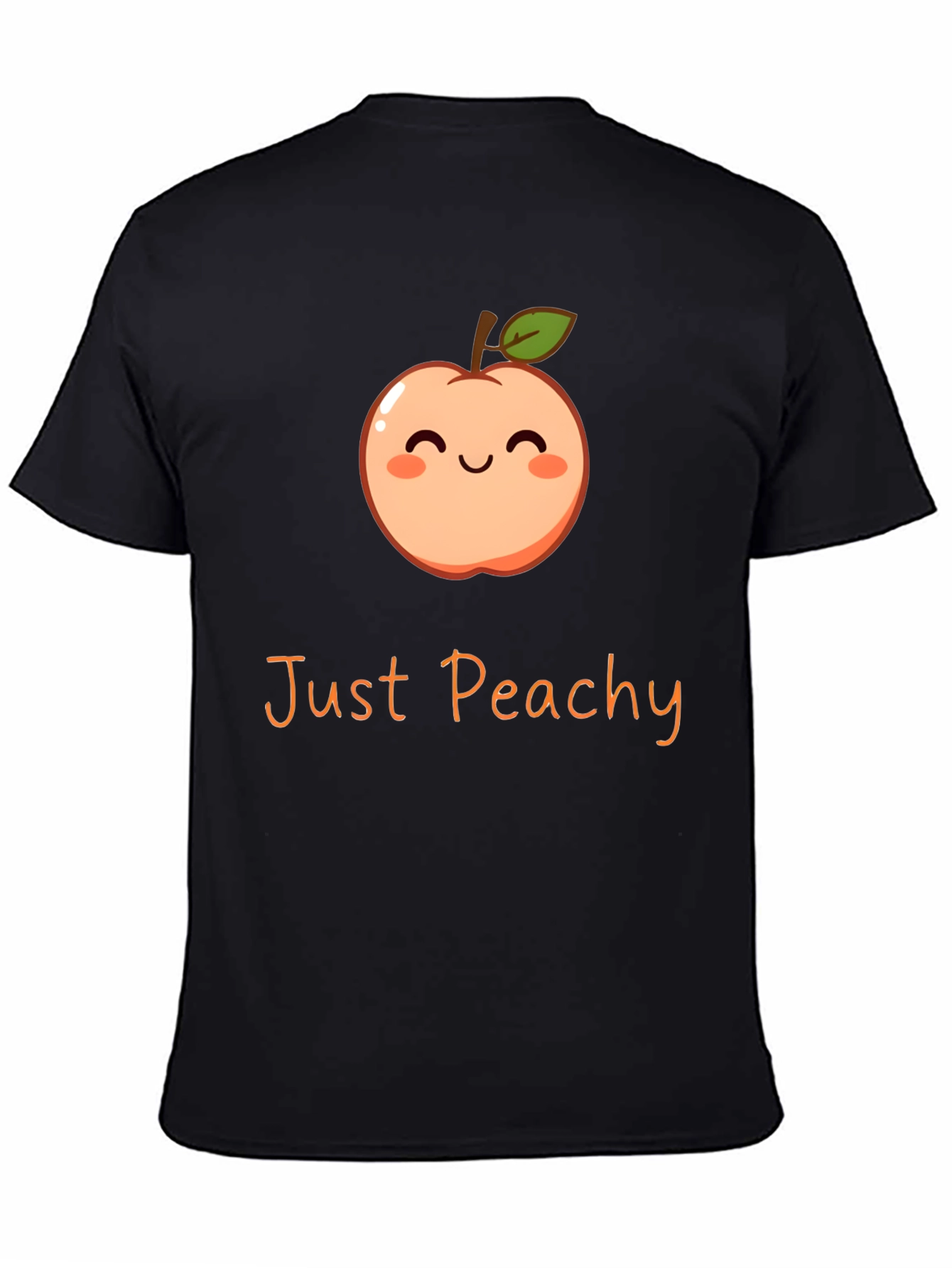 Just Peachy Graphic Tee - Cute Fruit T-Shirt