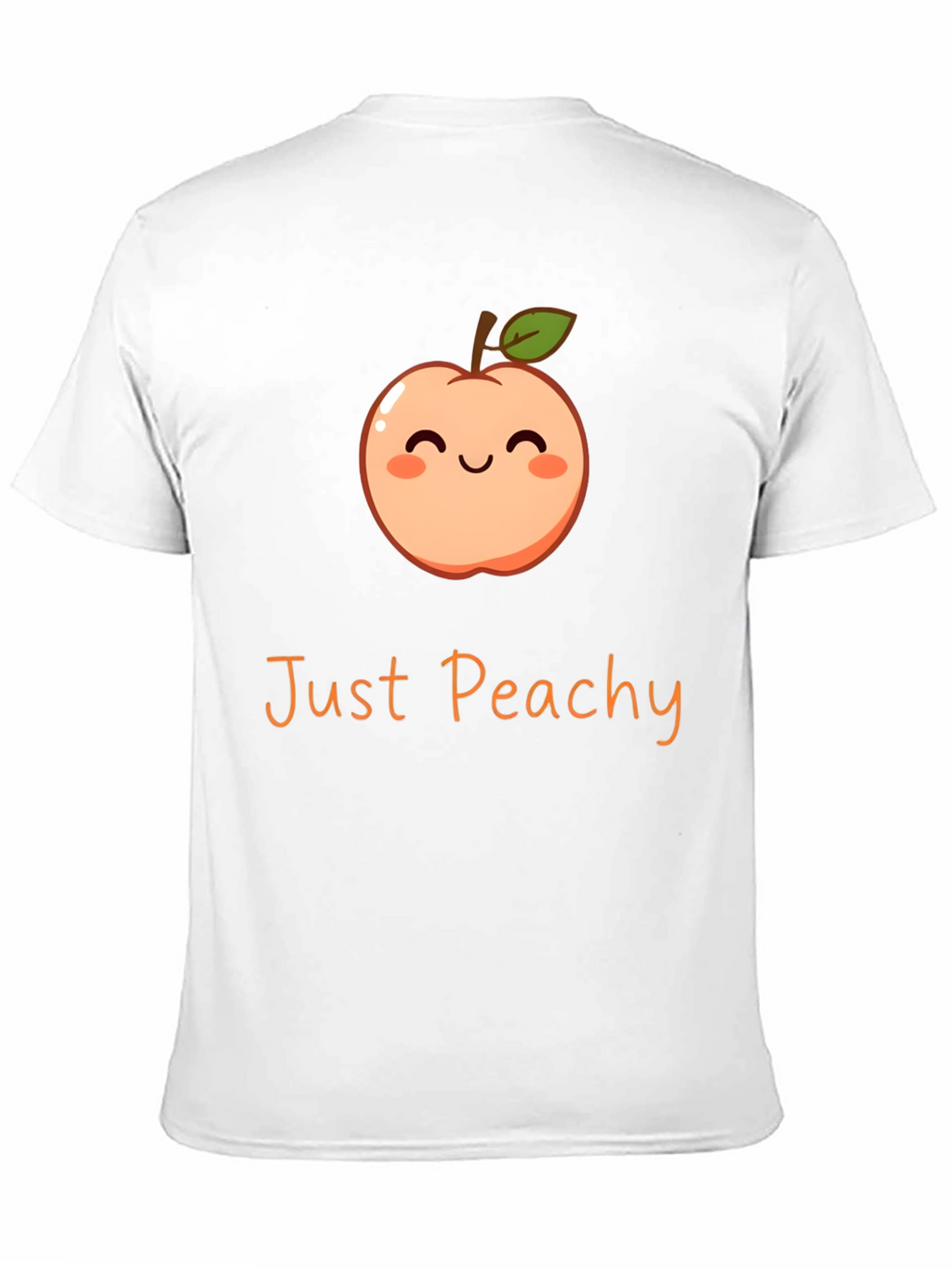 Just Peachy Graphic Tee - Cute Fruit T-Shirt