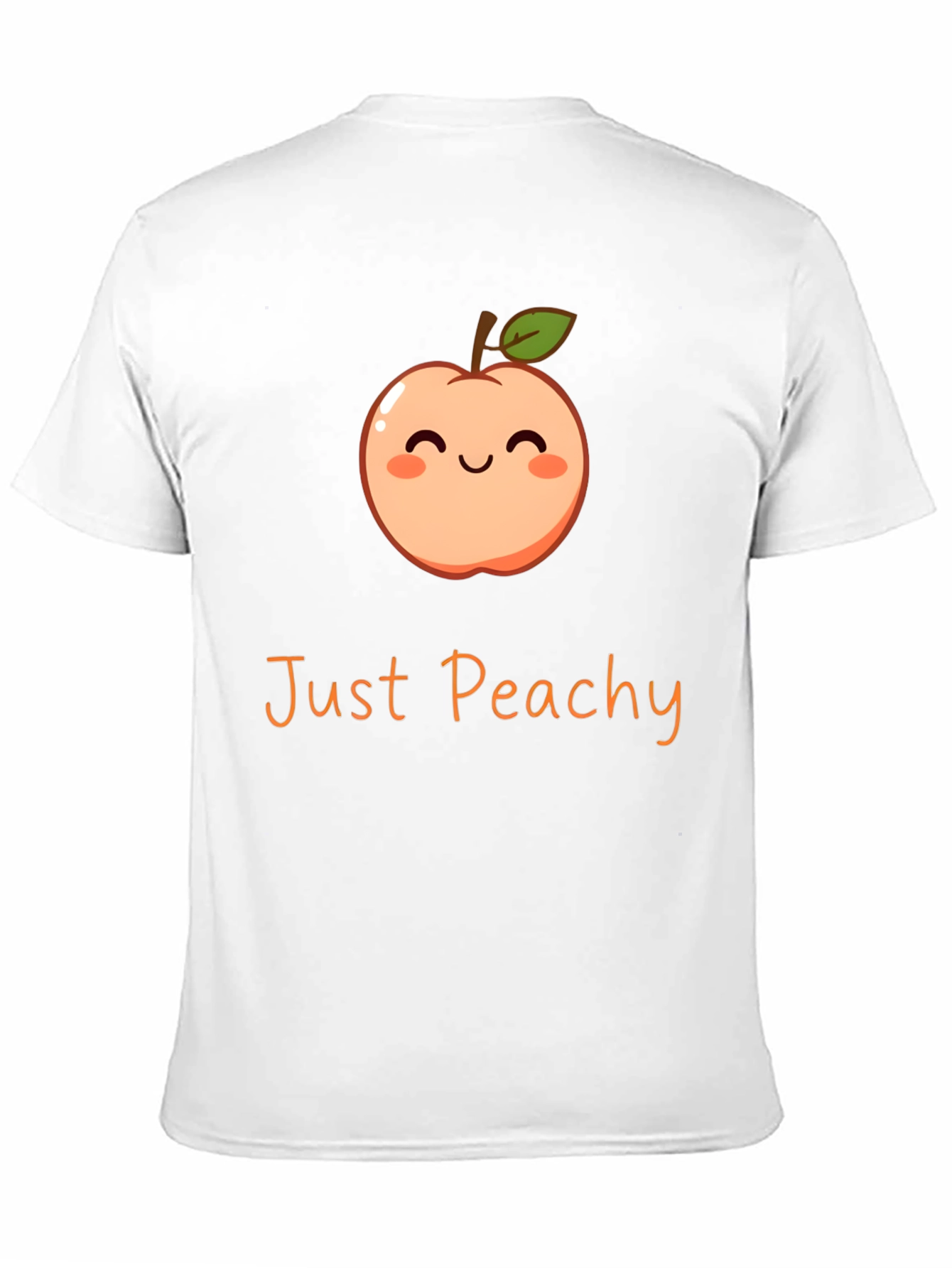 Just Peachy Graphic Tee - Cute Fruit T-Shirt