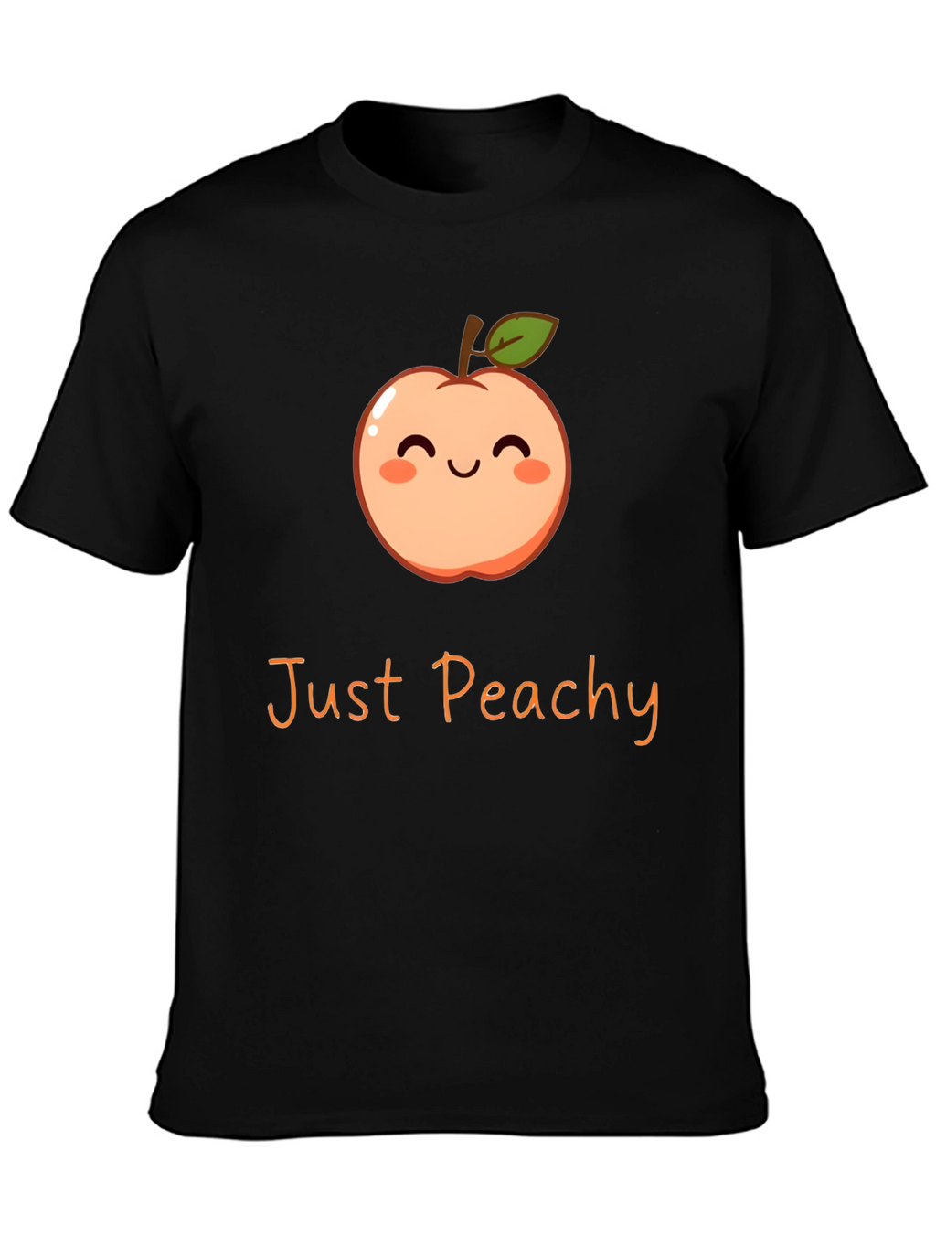 Just Peachy Graphic Tee - Cute Fruit T-Shirt