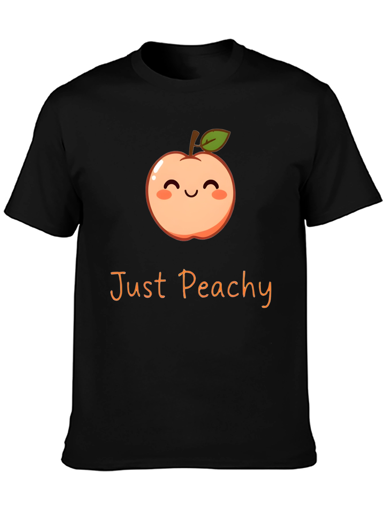 Just Peachy Graphic Tee - Cute Fruit T-Shirt