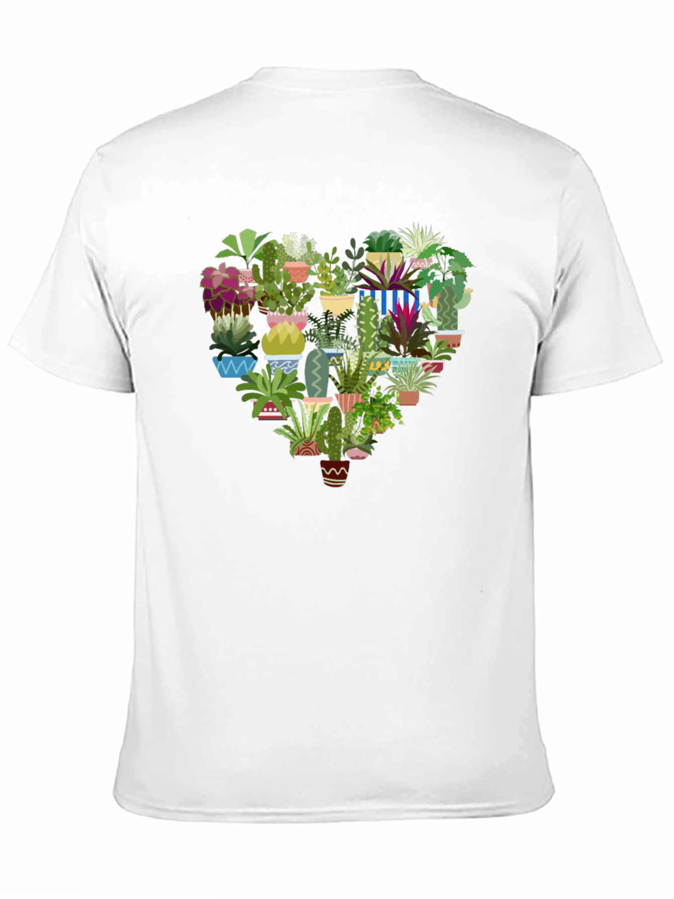 Cactus Heart T-Shirt - Modern Graphic Tee