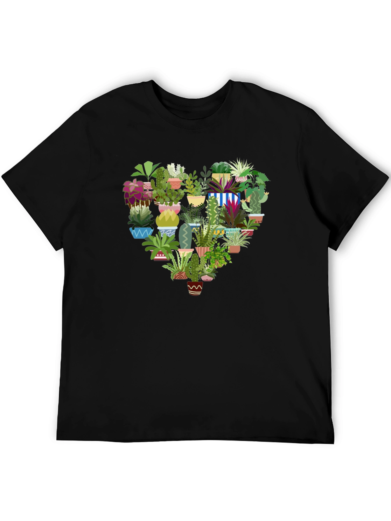 Cactus Heart T-Shirt - Modern Graphic Tee