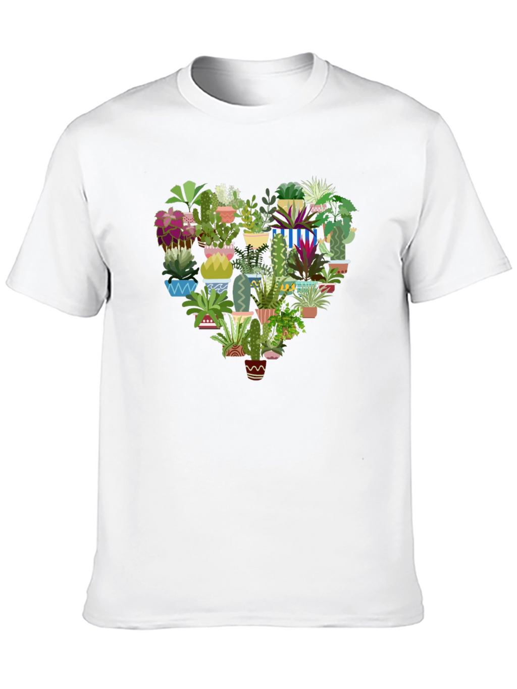 Cactus Heart T-Shirt - Modern Graphic Tee