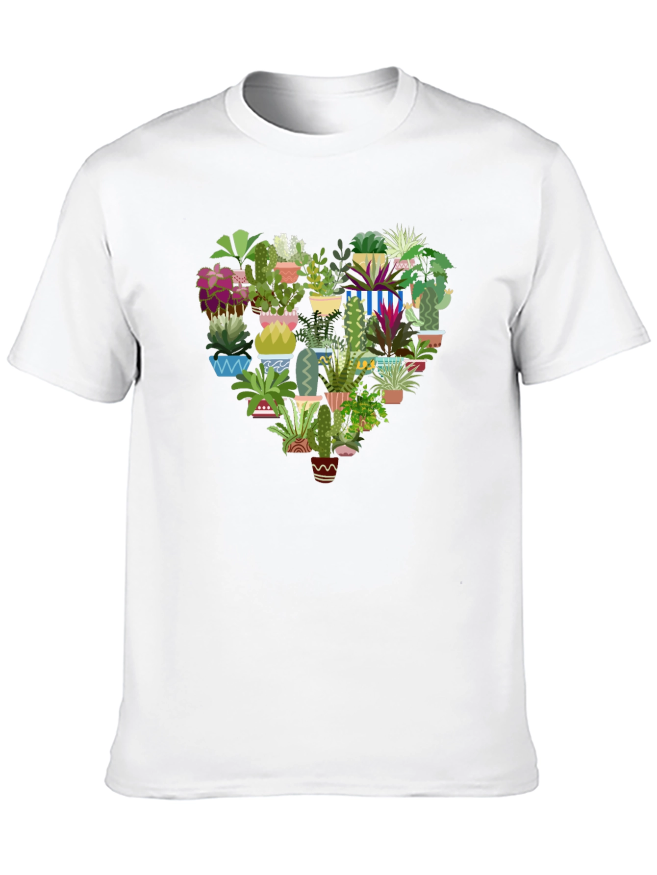 Cactus Heart T-Shirt - Modern Graphic Tee