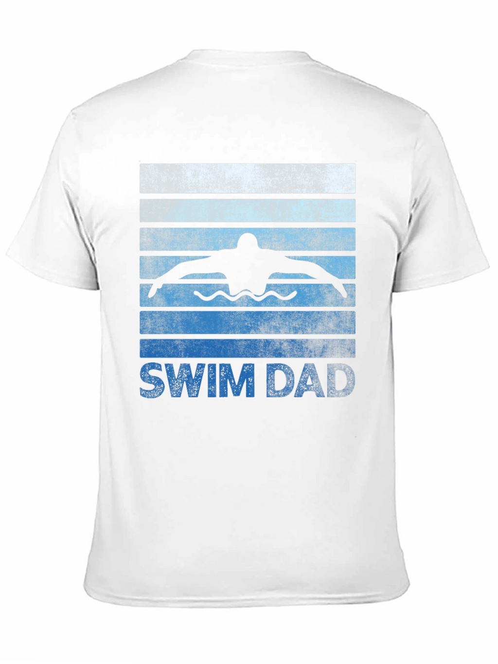 Swim Dad Graphic T-Shirt - Swimmer Father Tee