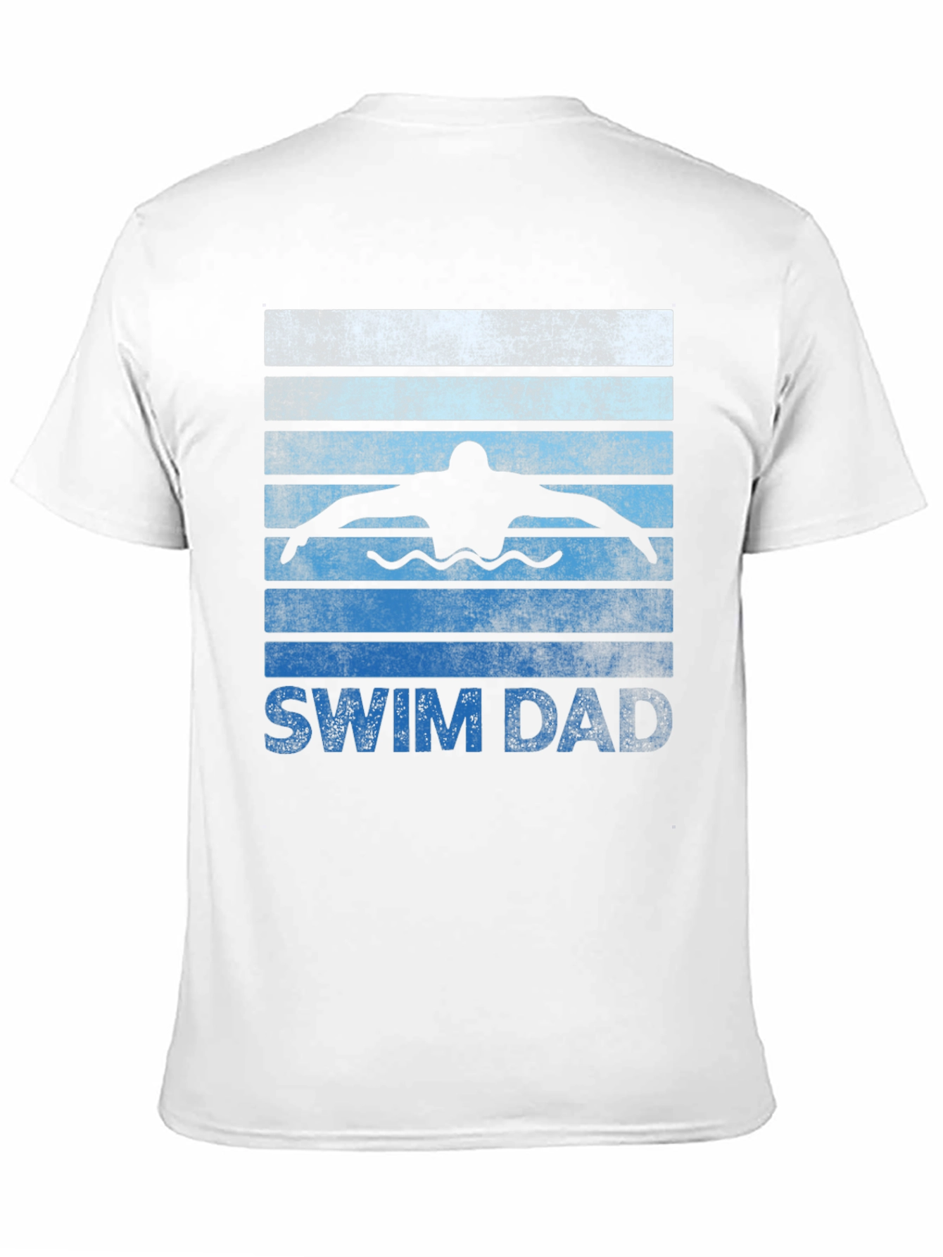 Swim Dad Graphic T-Shirt - Swimmer Father Tee