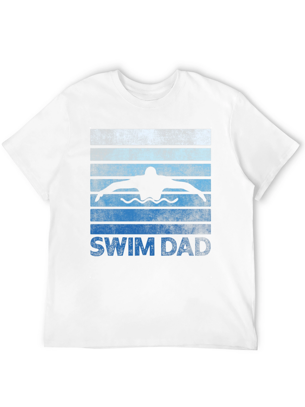 Swim Dad Graphic T-Shirt - Swimmer Father Tee