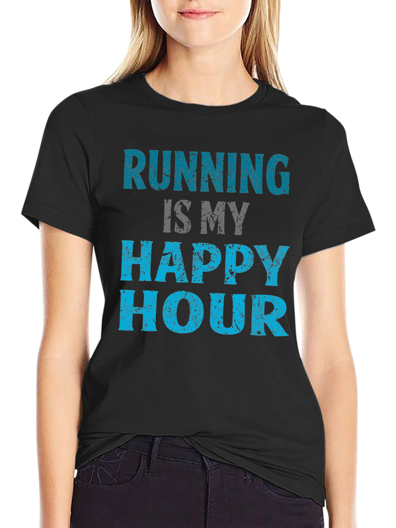 Running is My Happy Hour T-Shirt