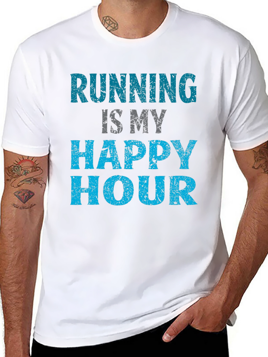 Running is My Happy Hour T-Shirt