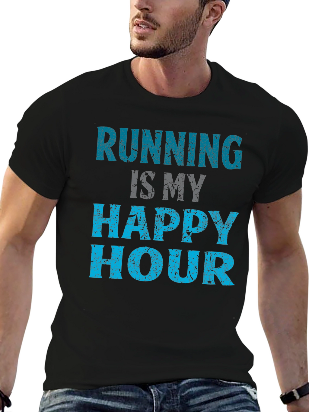 Running is My Happy Hour T-Shirt