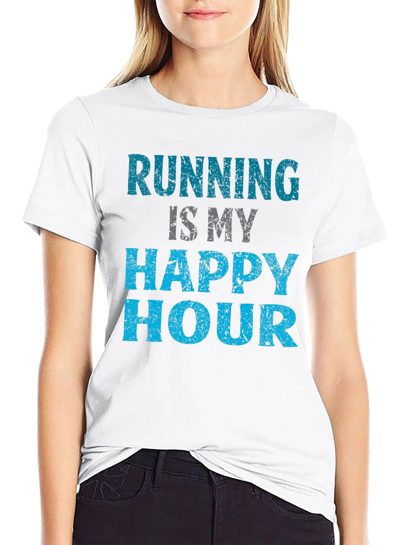 Running is My Happy Hour T-Shirt